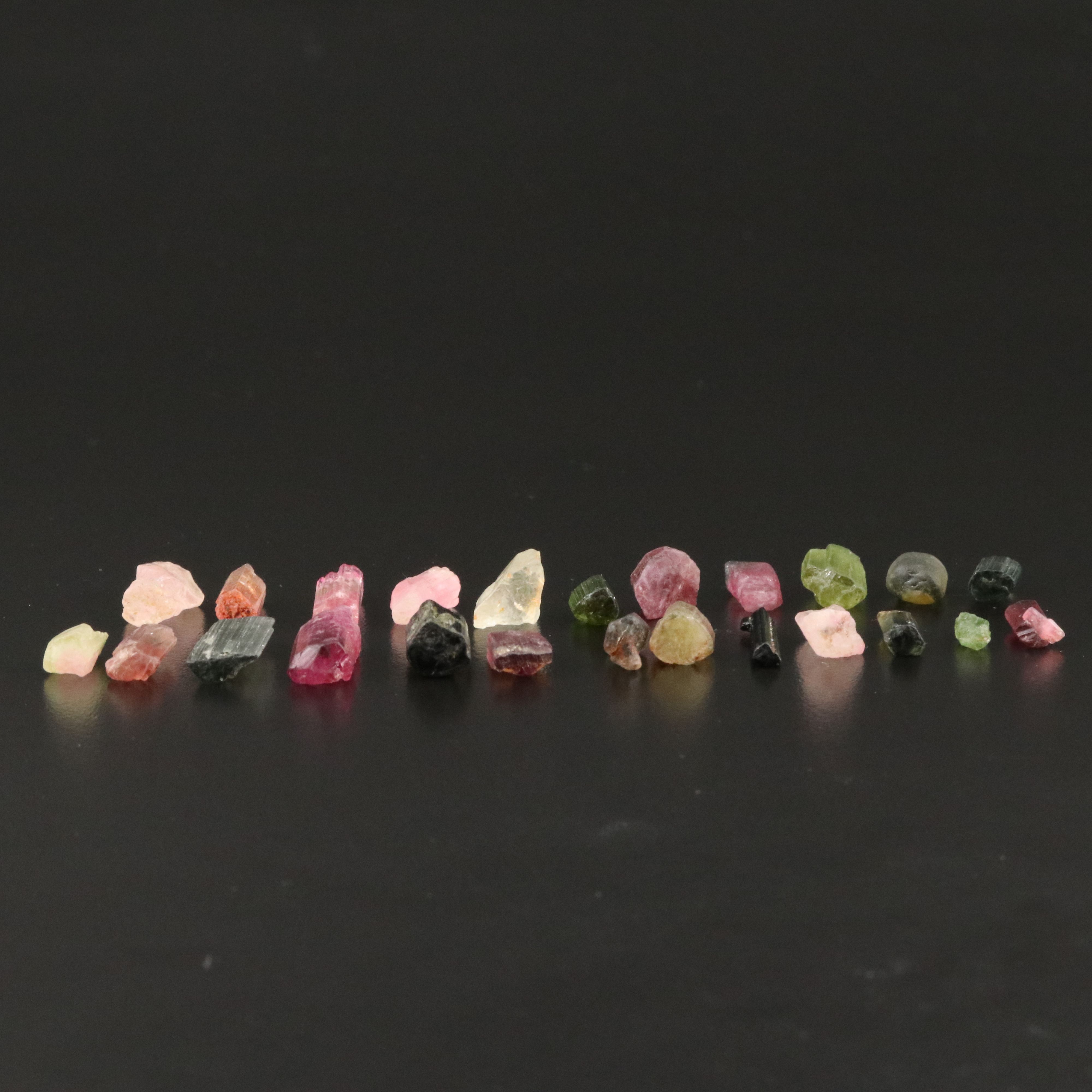 Loose 85.30 CTW Rough Multicolored Tourmaline