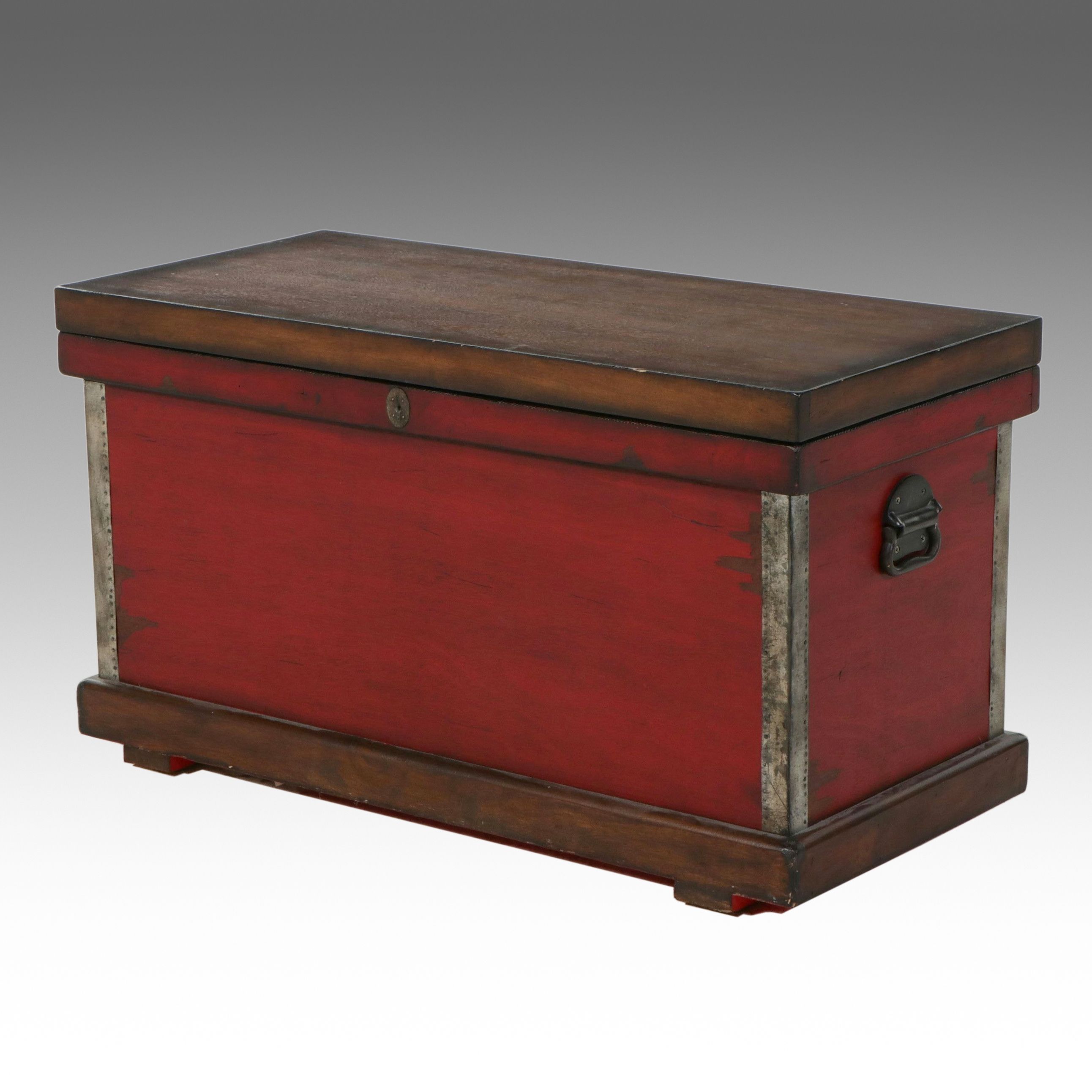 Asian-Inspired Lacquered Trunk, 21st Century