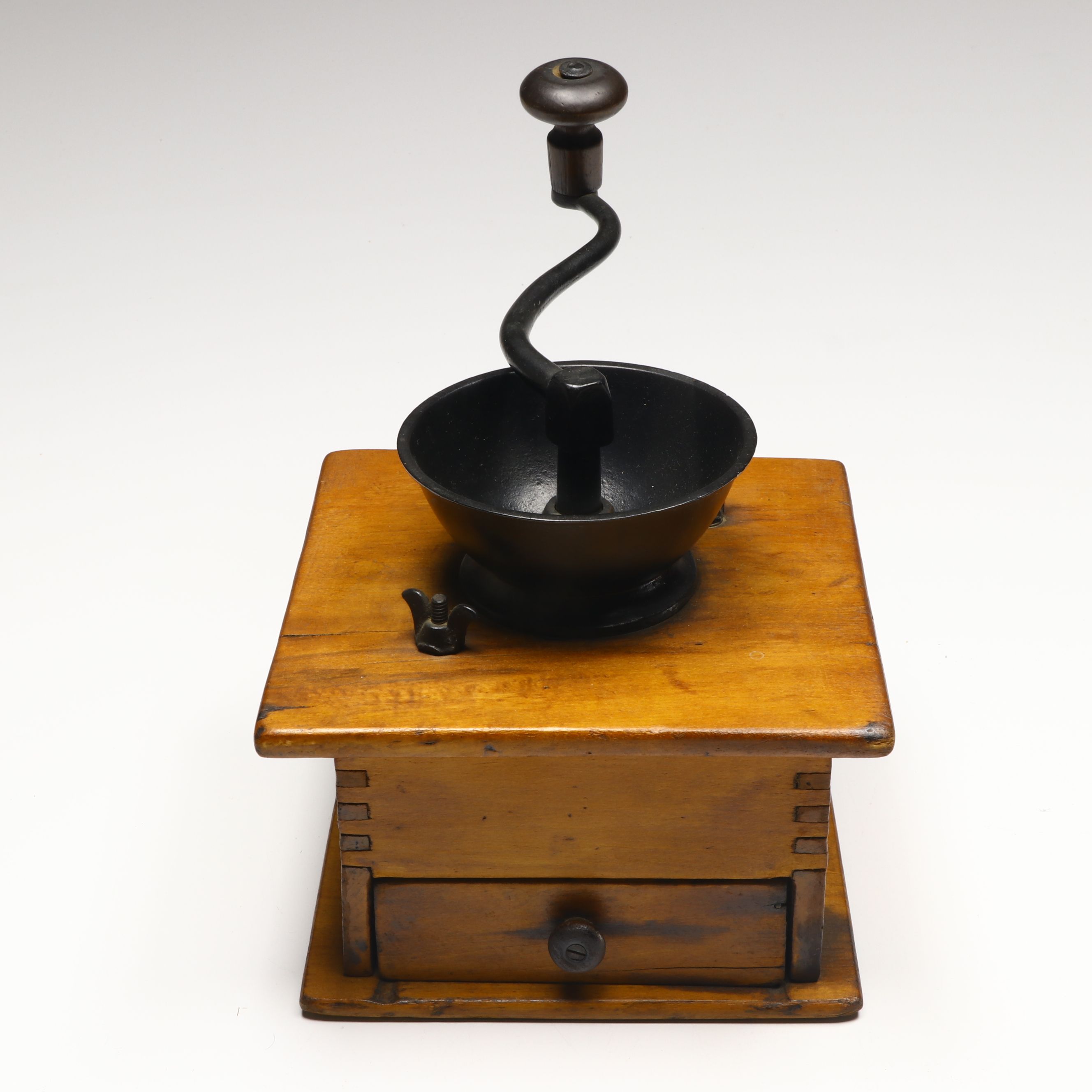 Victorian Wooden Handle Forks with Coffee Grinder and Other Decor