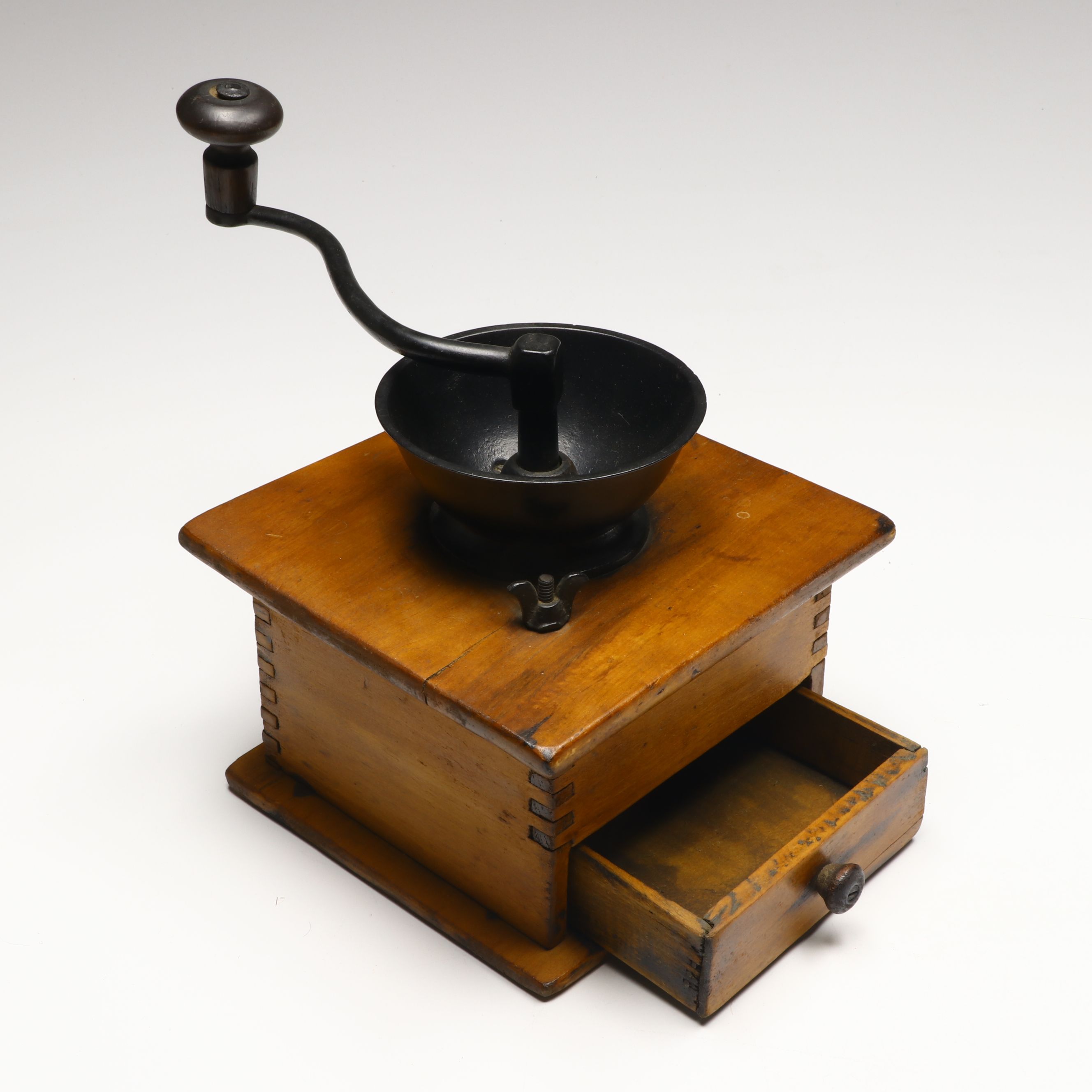 Victorian Wooden Handle Forks with Coffee Grinder and Other Decor