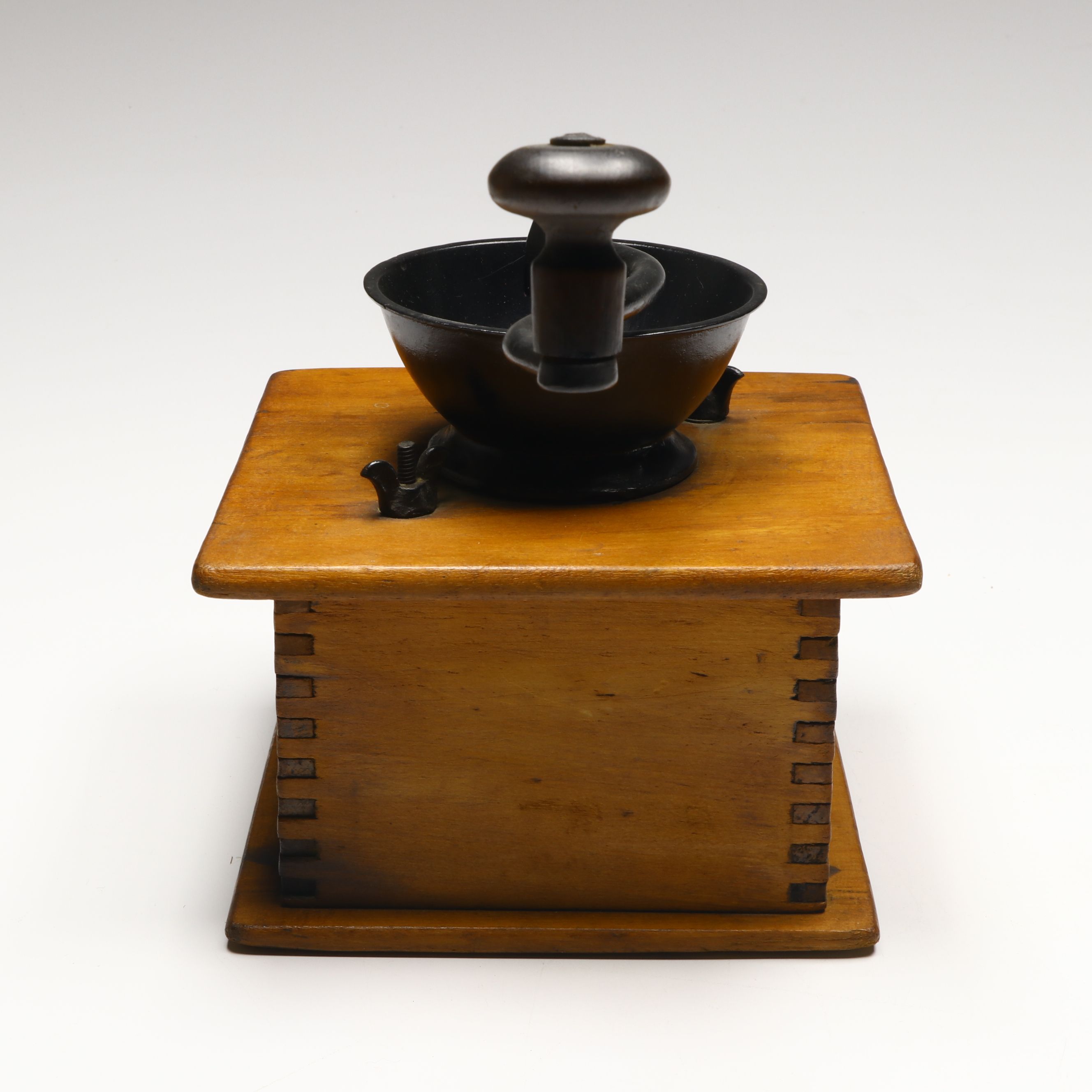 Victorian Wooden Handle Forks with Coffee Grinder and Other Decor