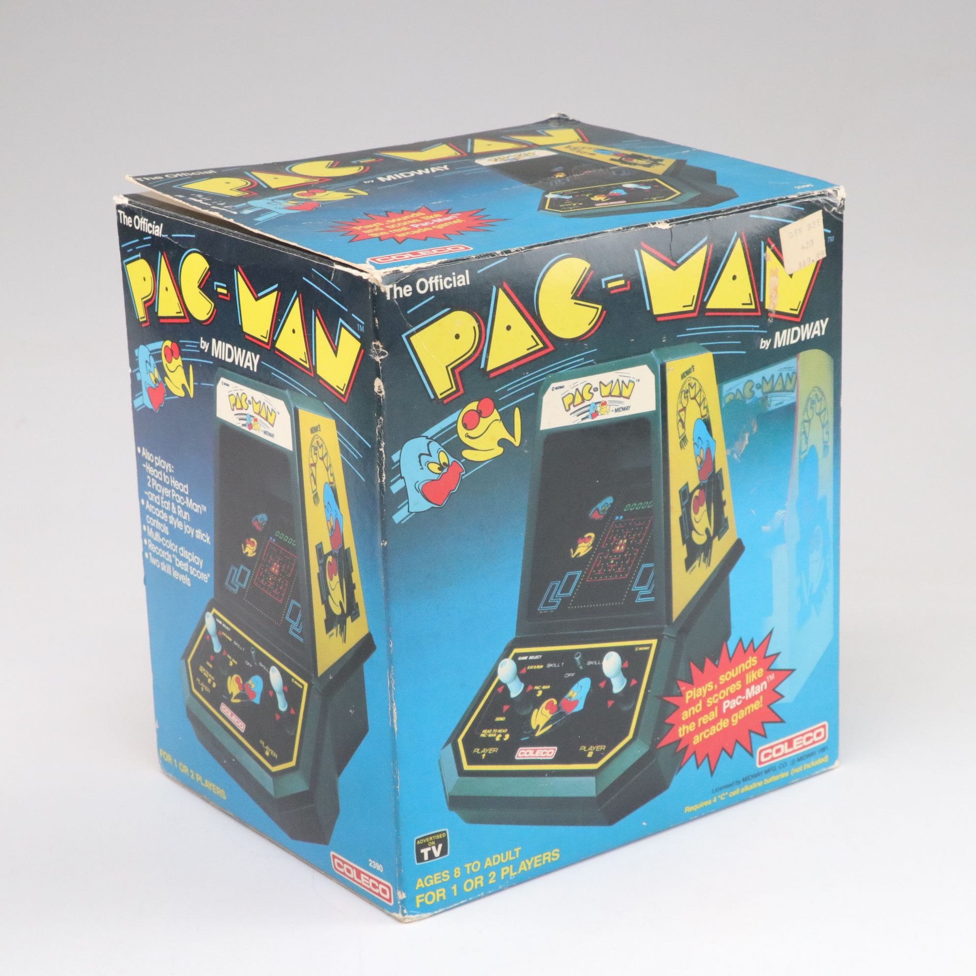 Excalibur "Frogger" and Coleco "Pac-Man" Tabletop Arcade Games, 1980s