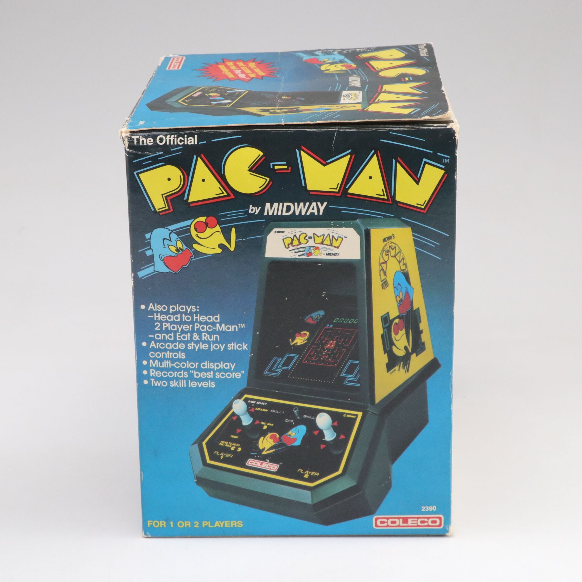 Excalibur "Frogger" and Coleco "Pac-Man" Tabletop Arcade Games, 1980s