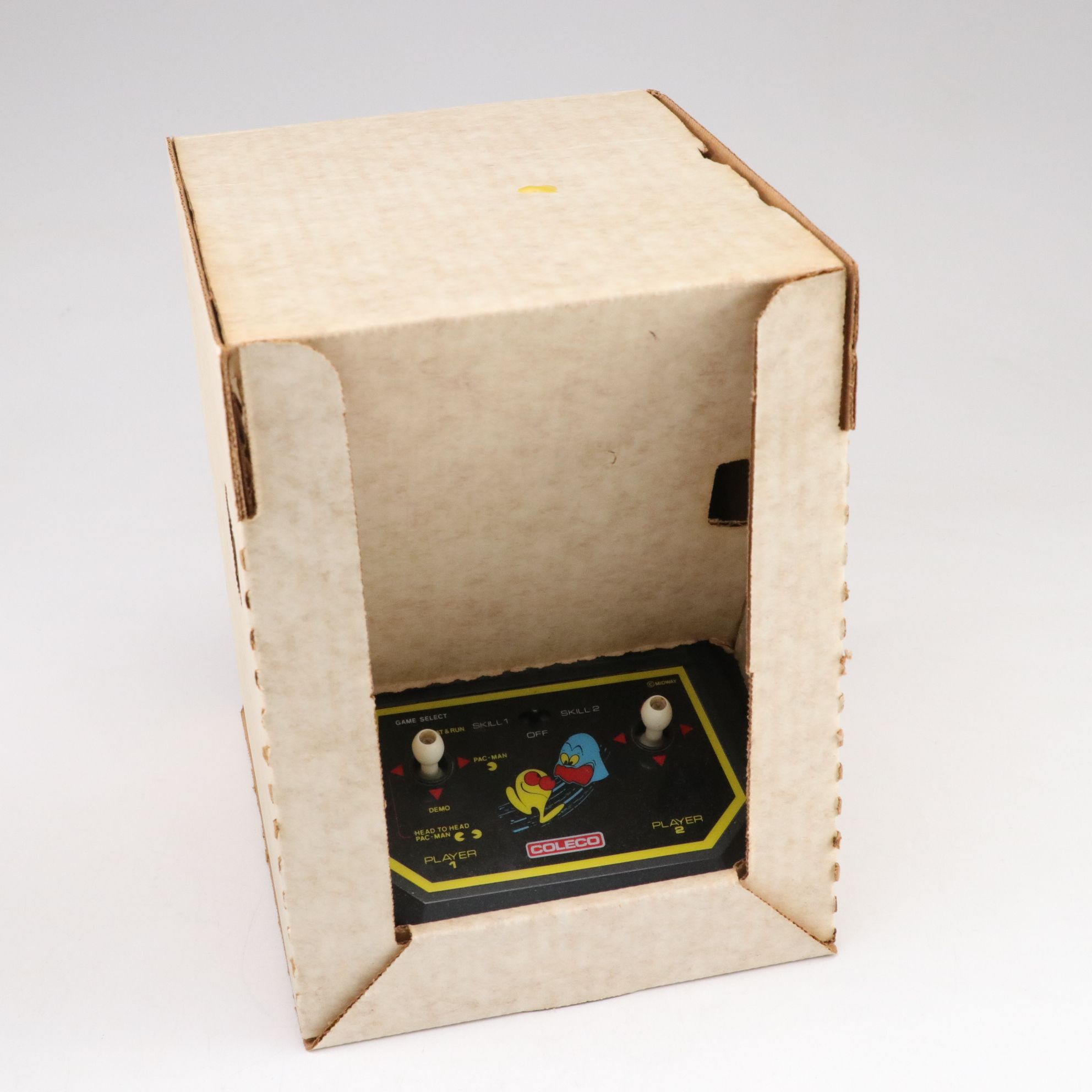 Excalibur "Frogger" and Coleco "Pac-Man" Tabletop Arcade Games, 1980s