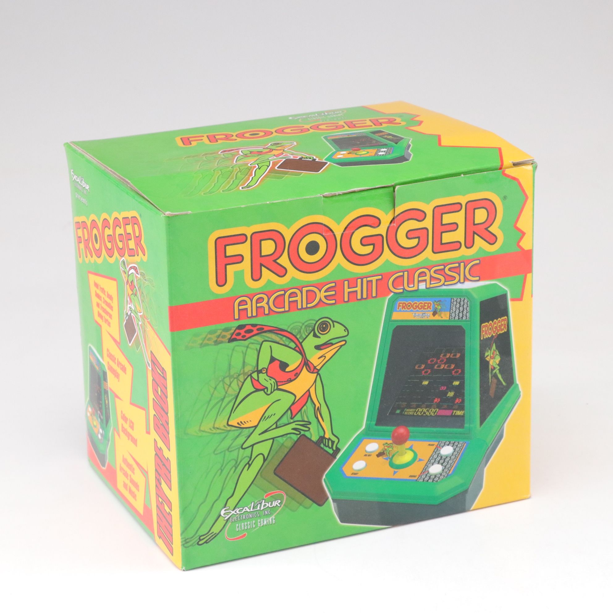 Excalibur "Frogger" and Coleco "Pac-Man" Tabletop Arcade Games, 1980s