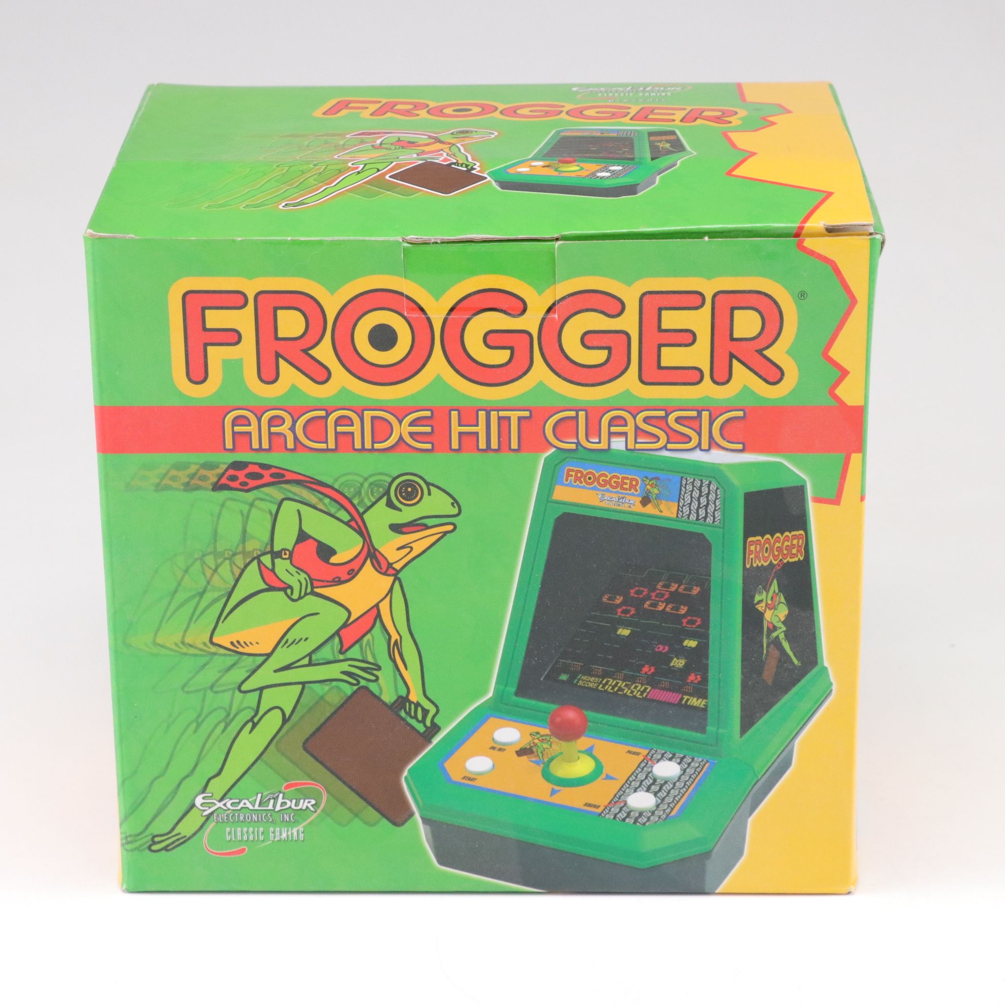Excalibur "Frogger" and Coleco "Pac-Man" Tabletop Arcade Games, 1980s