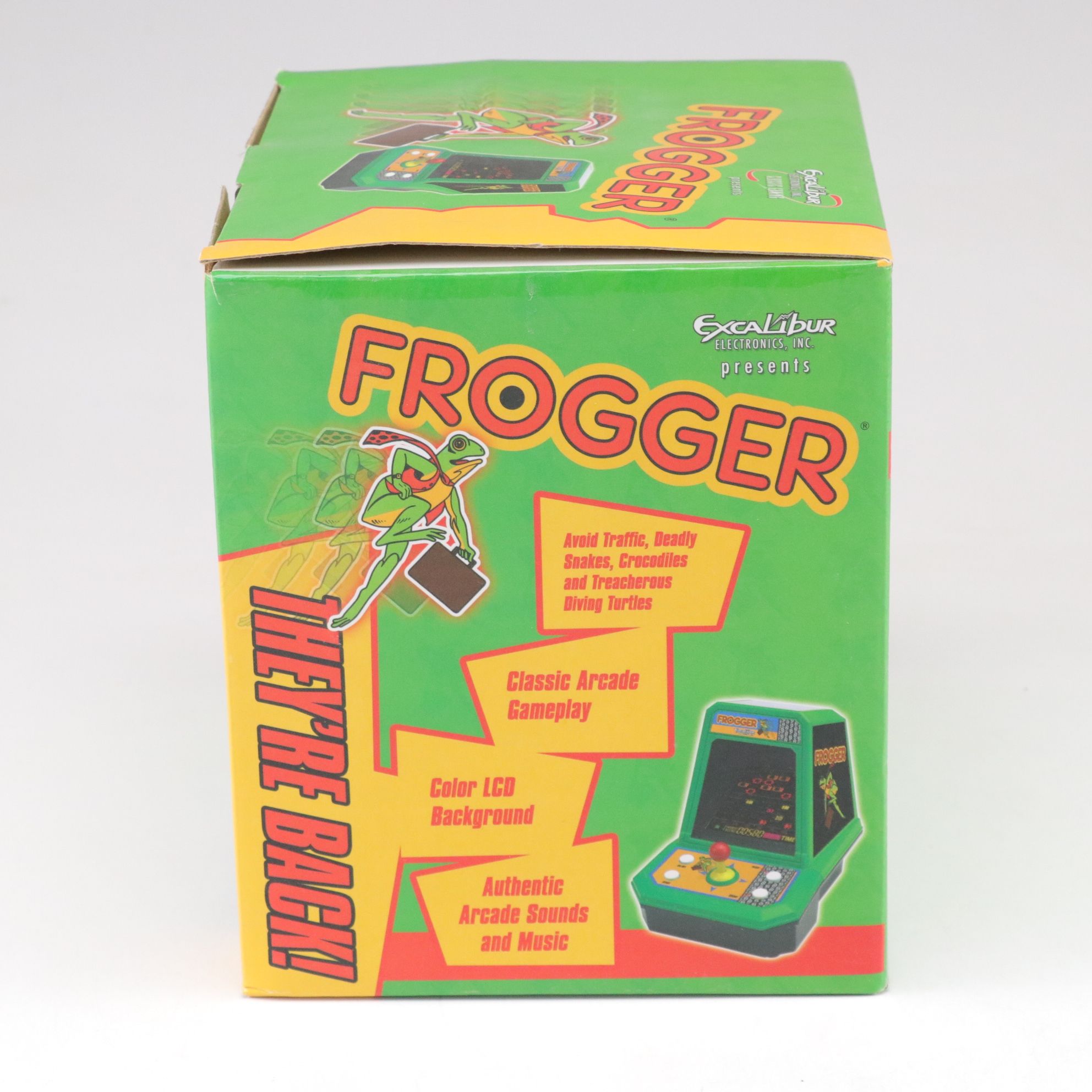 Excalibur "Frogger" and Coleco "Pac-Man" Tabletop Arcade Games, 1980s
