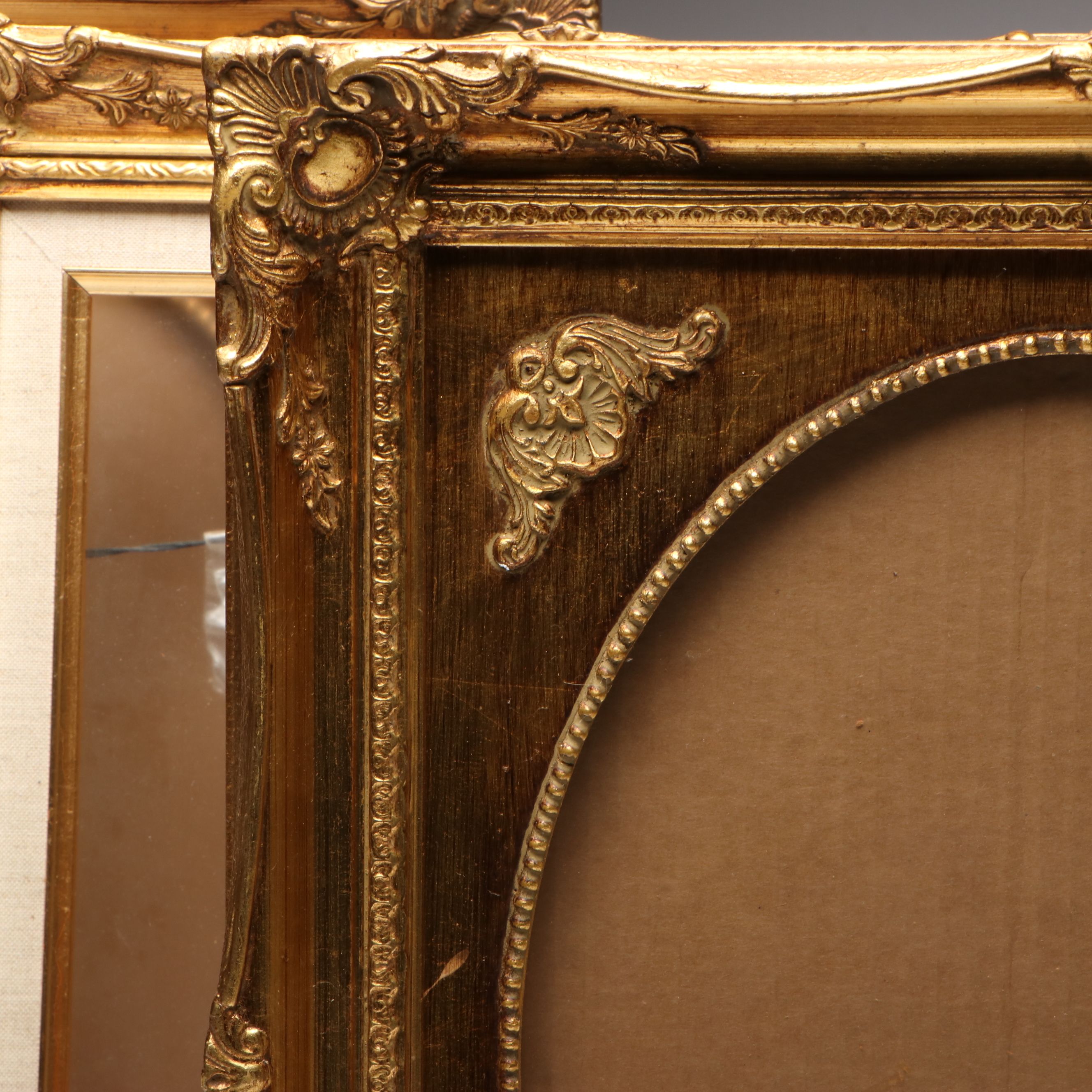 Baroque Style Giltwood Picture Frames