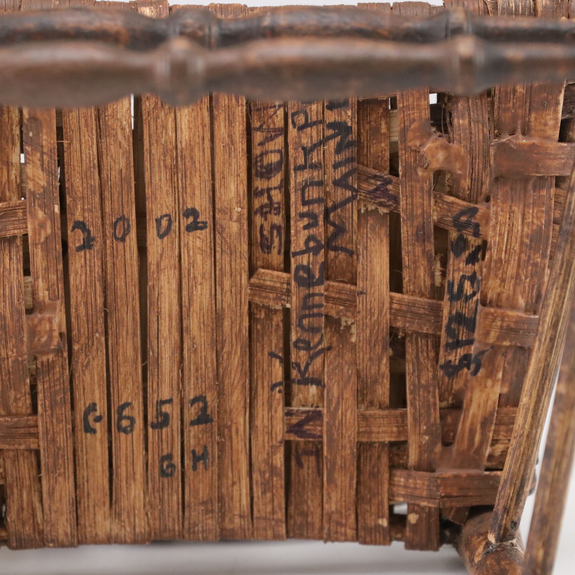 Handcrafted Wooden Miniature Doll House Chair and Throw Pillow