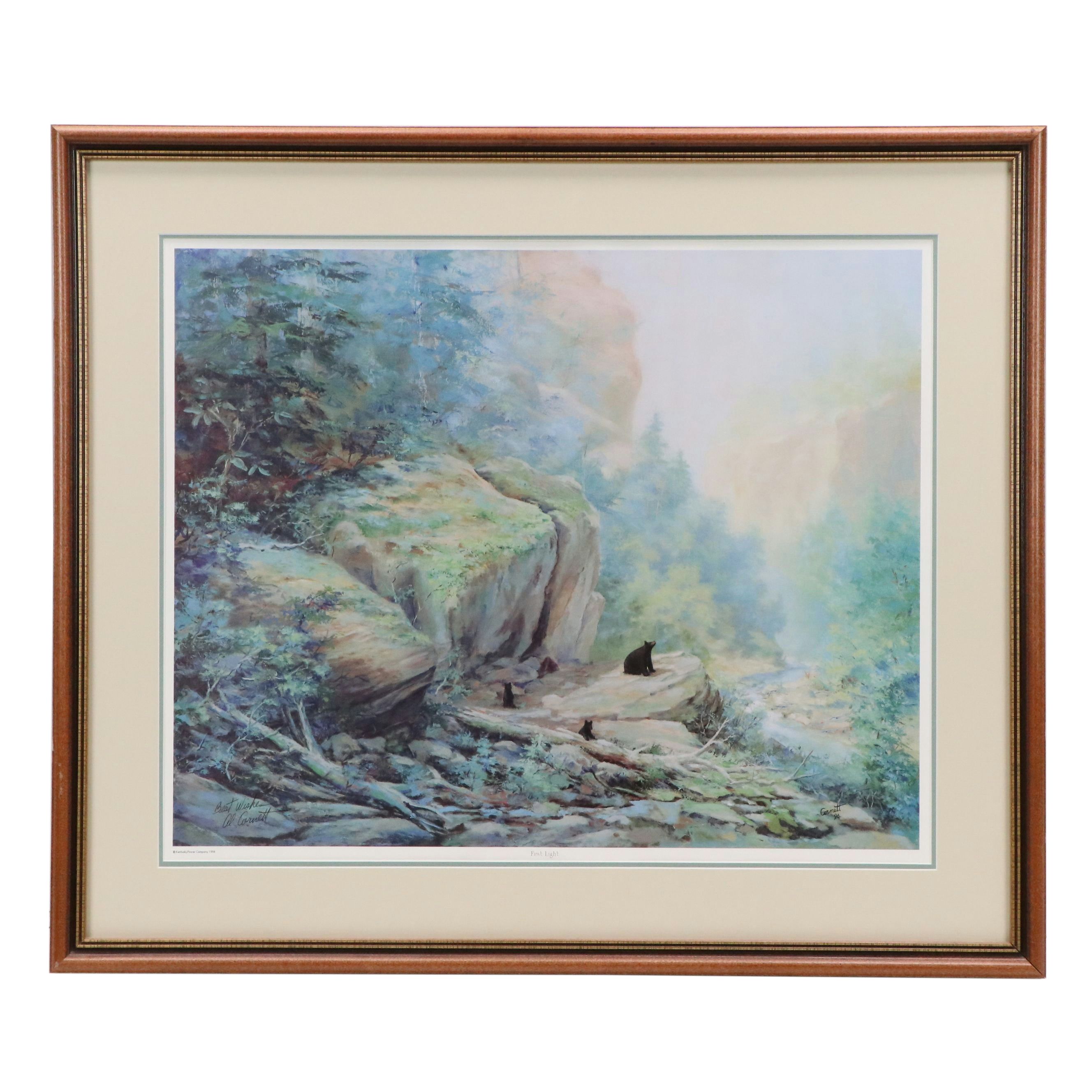Al Cornett Signed Offset Lithograph "First Light," 1994