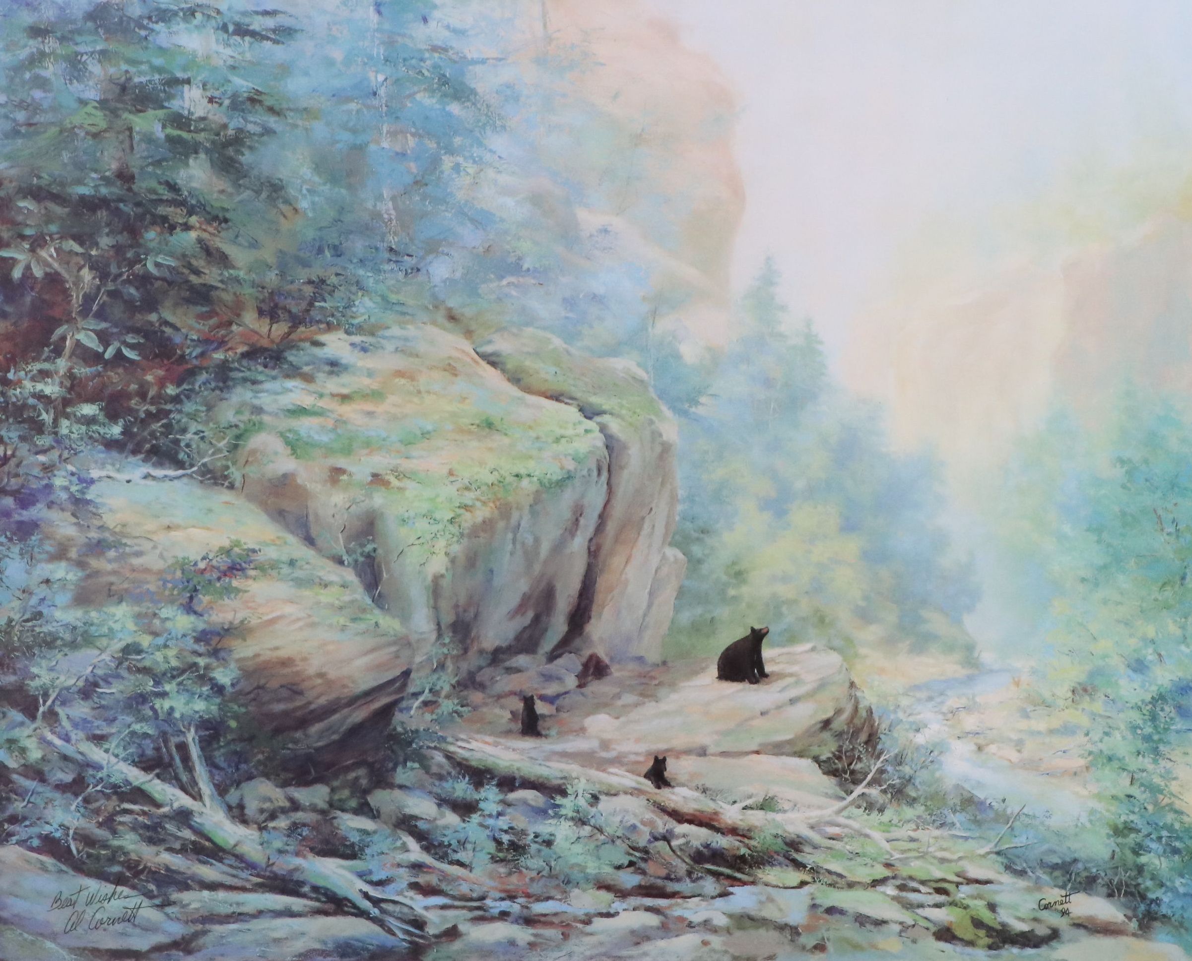 Al Cornett Signed Offset Lithograph "First Light," 1994