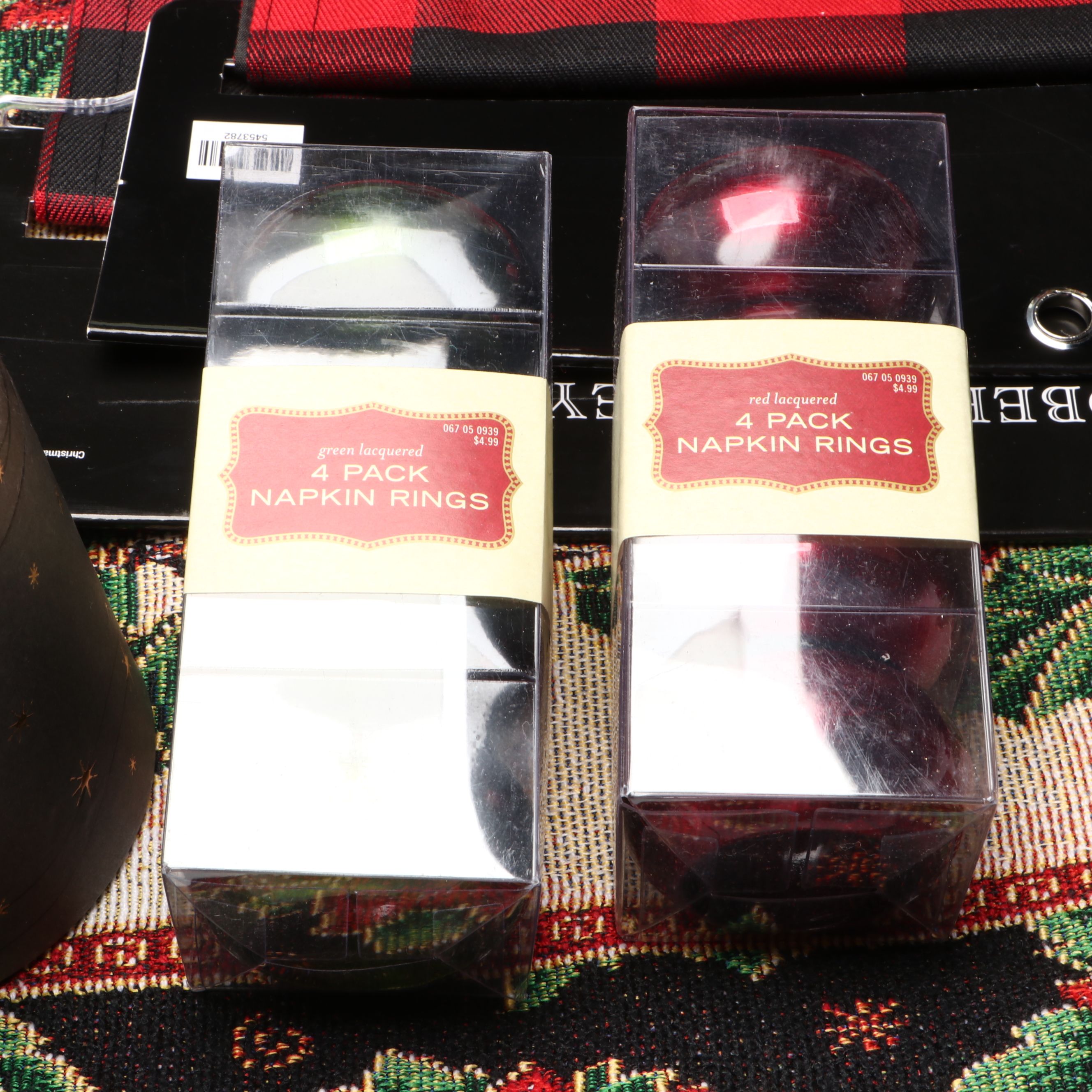 Sakura "Holiday Abundance" Ceramic Salad Plates with Other Festive Tableware