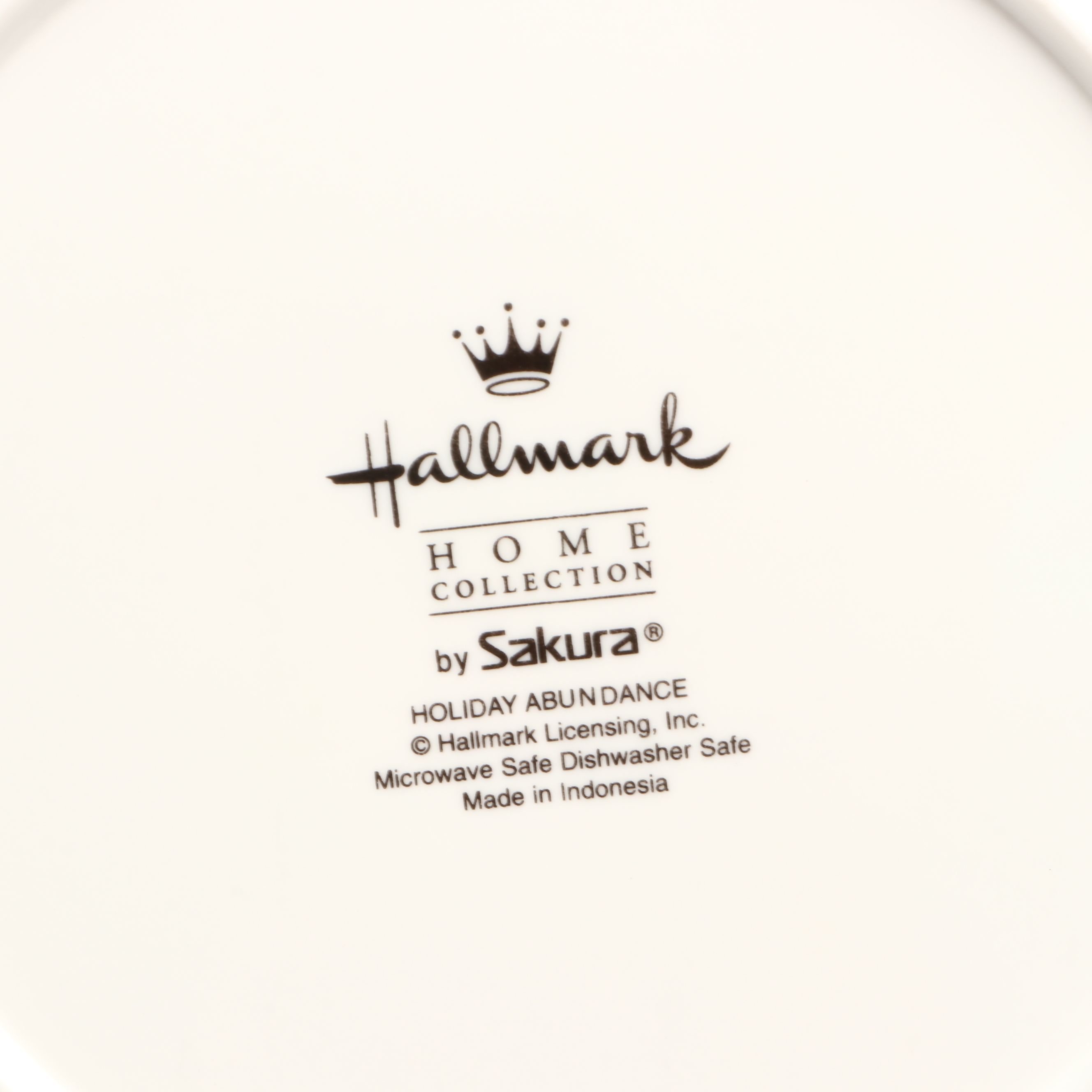 Sakura "Holiday Abundance" Ceramic Salad Plates with Other Festive Tableware