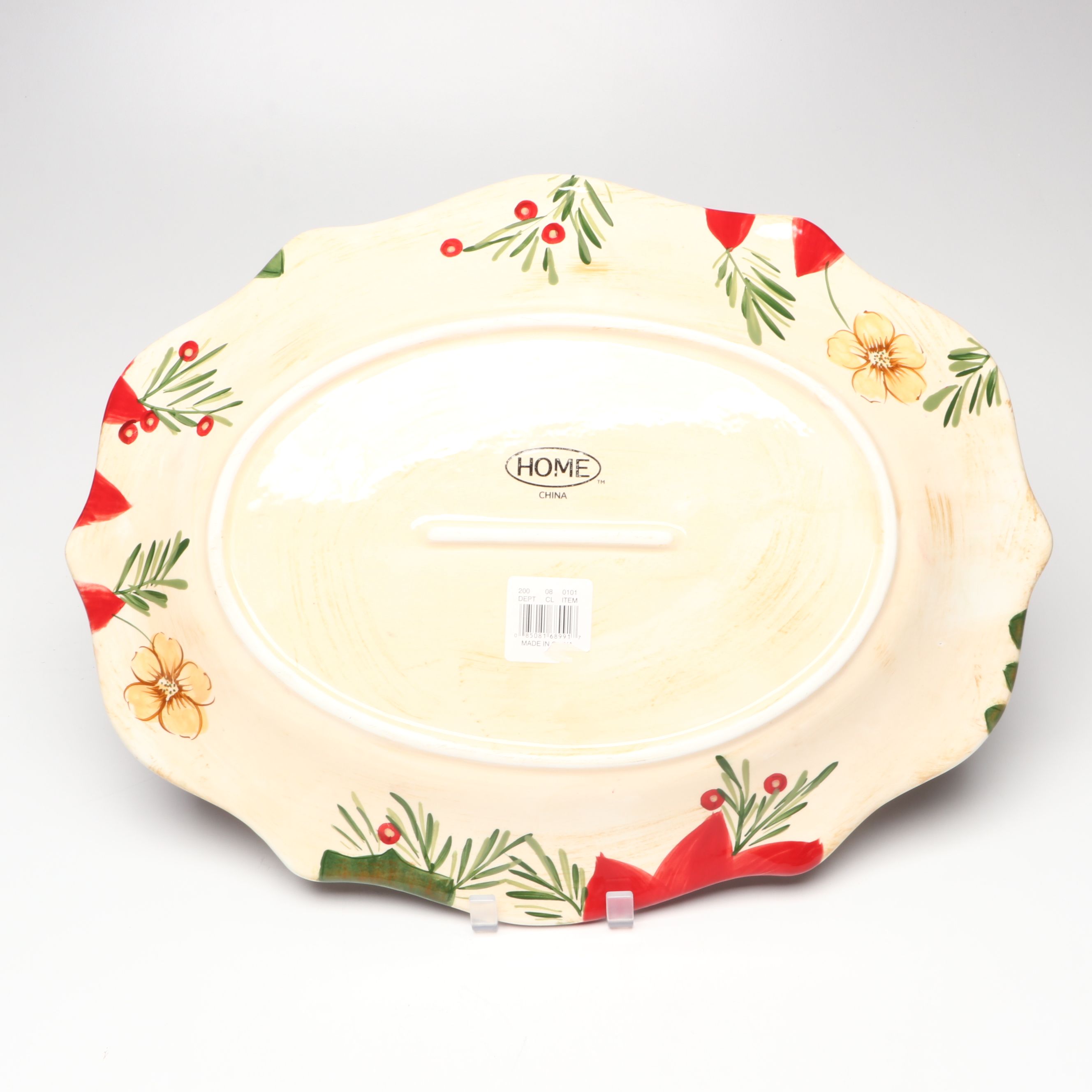 Sakura "Holiday Abundance" Ceramic Salad Plates with Other Festive Tableware