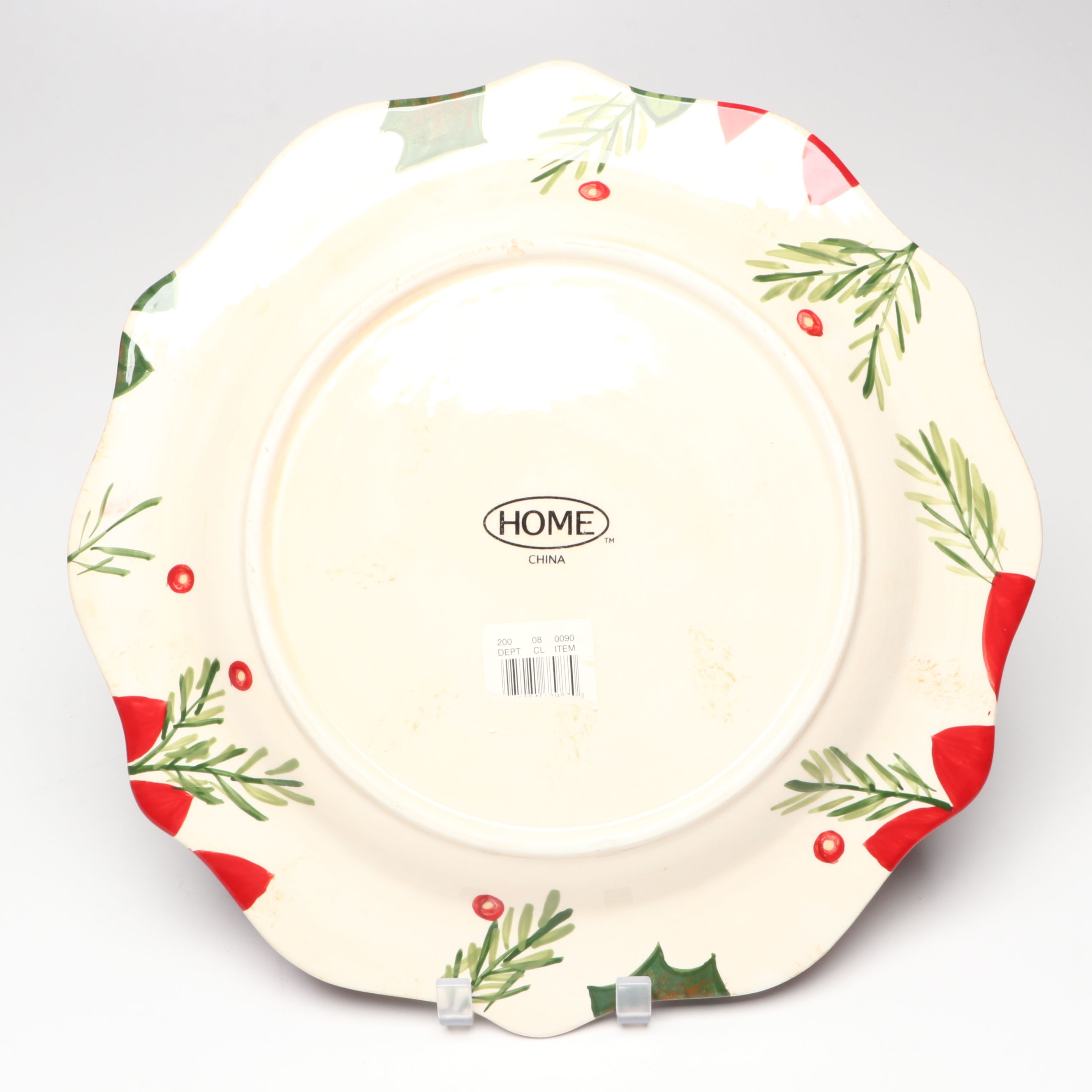 Sakura "Holiday Abundance" Ceramic Salad Plates with Other Festive Tableware