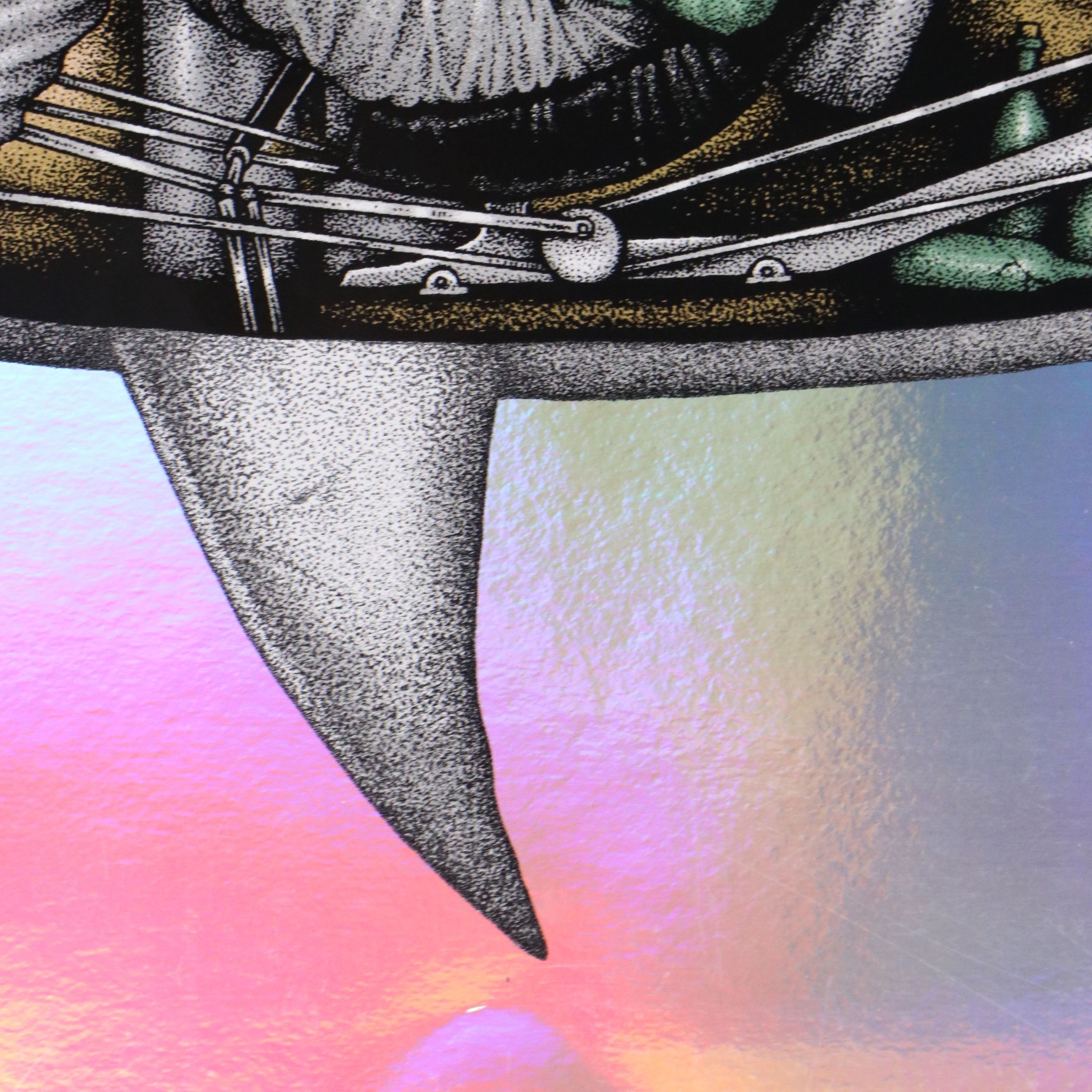 TH Serigraph of Man Inside Shark with Harpoon, 21st Century