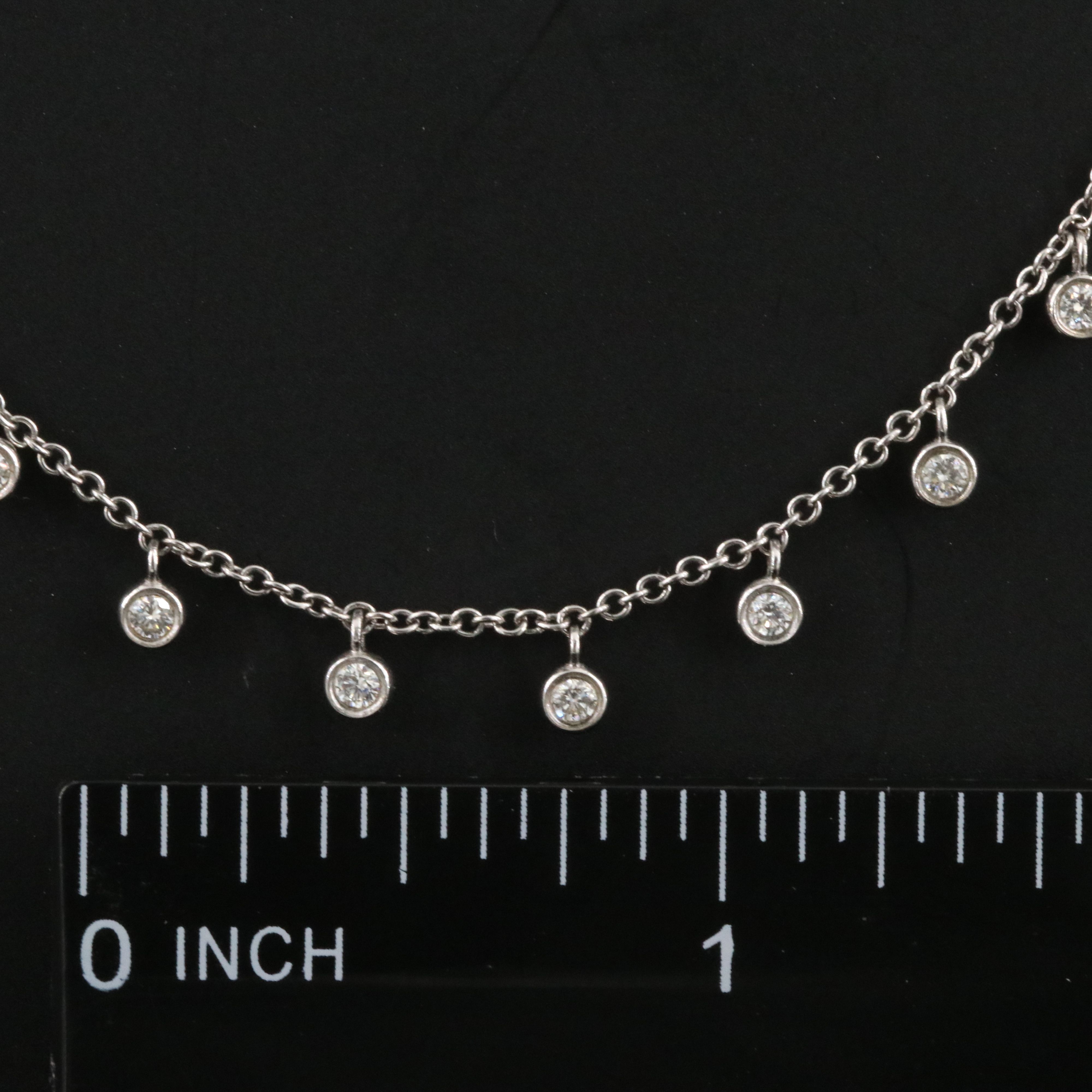 14K 0.32 CTW Diamond Fringe Necklace