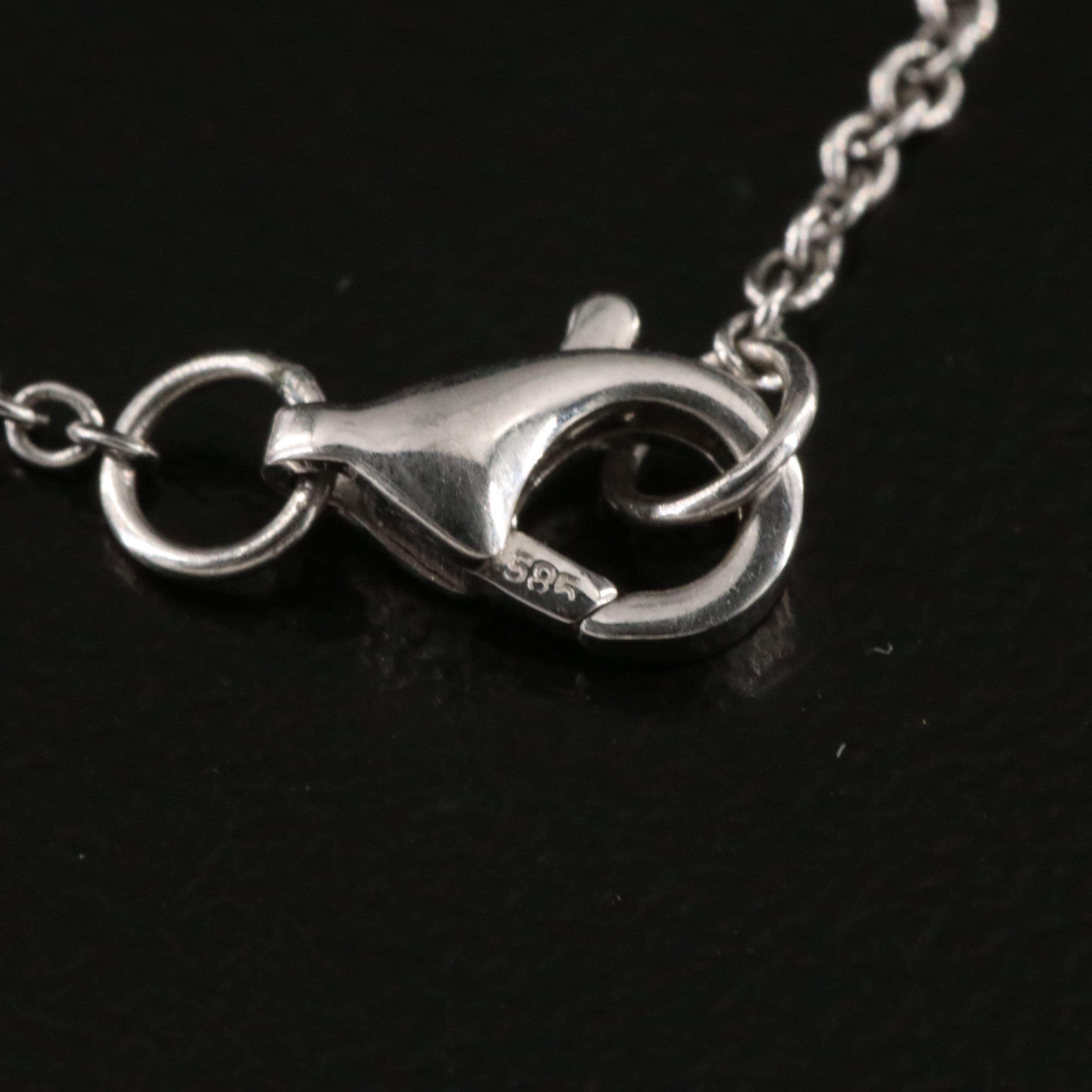 14K 0.32 CTW Diamond Fringe Necklace