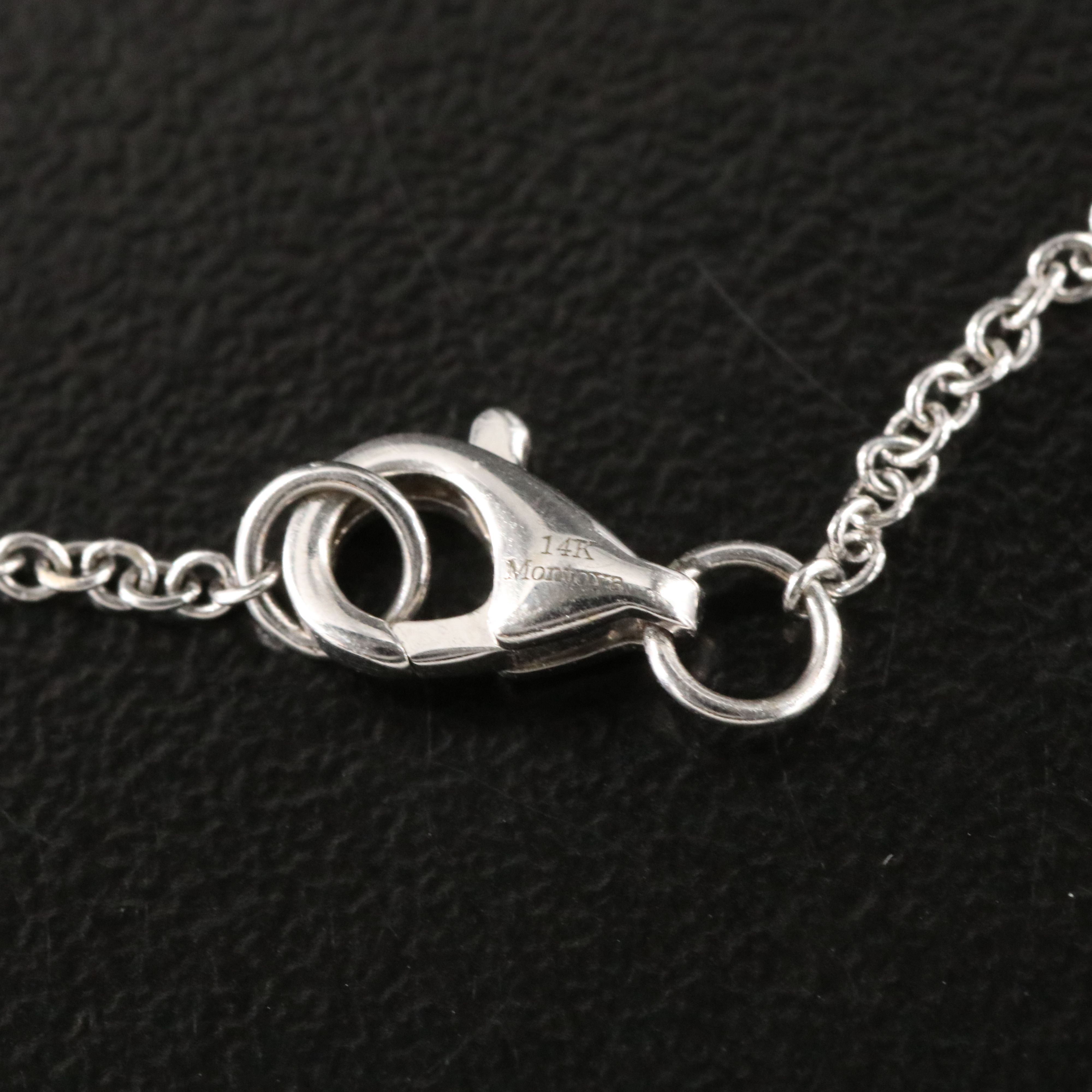 14K 0.32 CTW Diamond Fringe Necklace