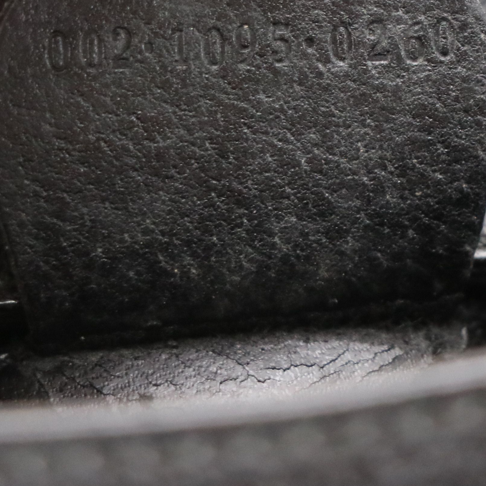 Gucci Bamboo Handle Diana Tote Bag in Black Cinghiale Leather