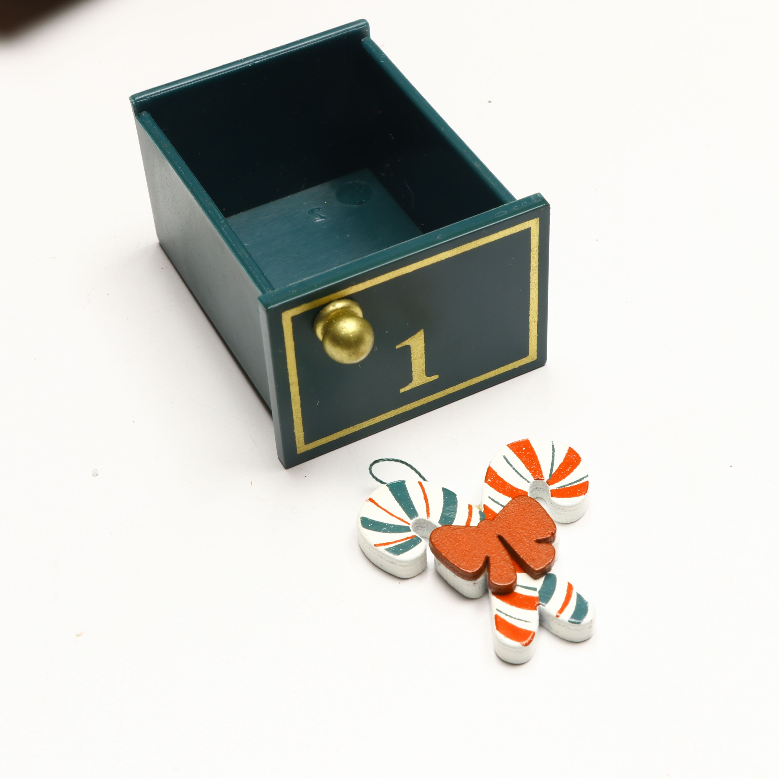 Wooden Rocking Horse and Other Drawered Advent Calendars