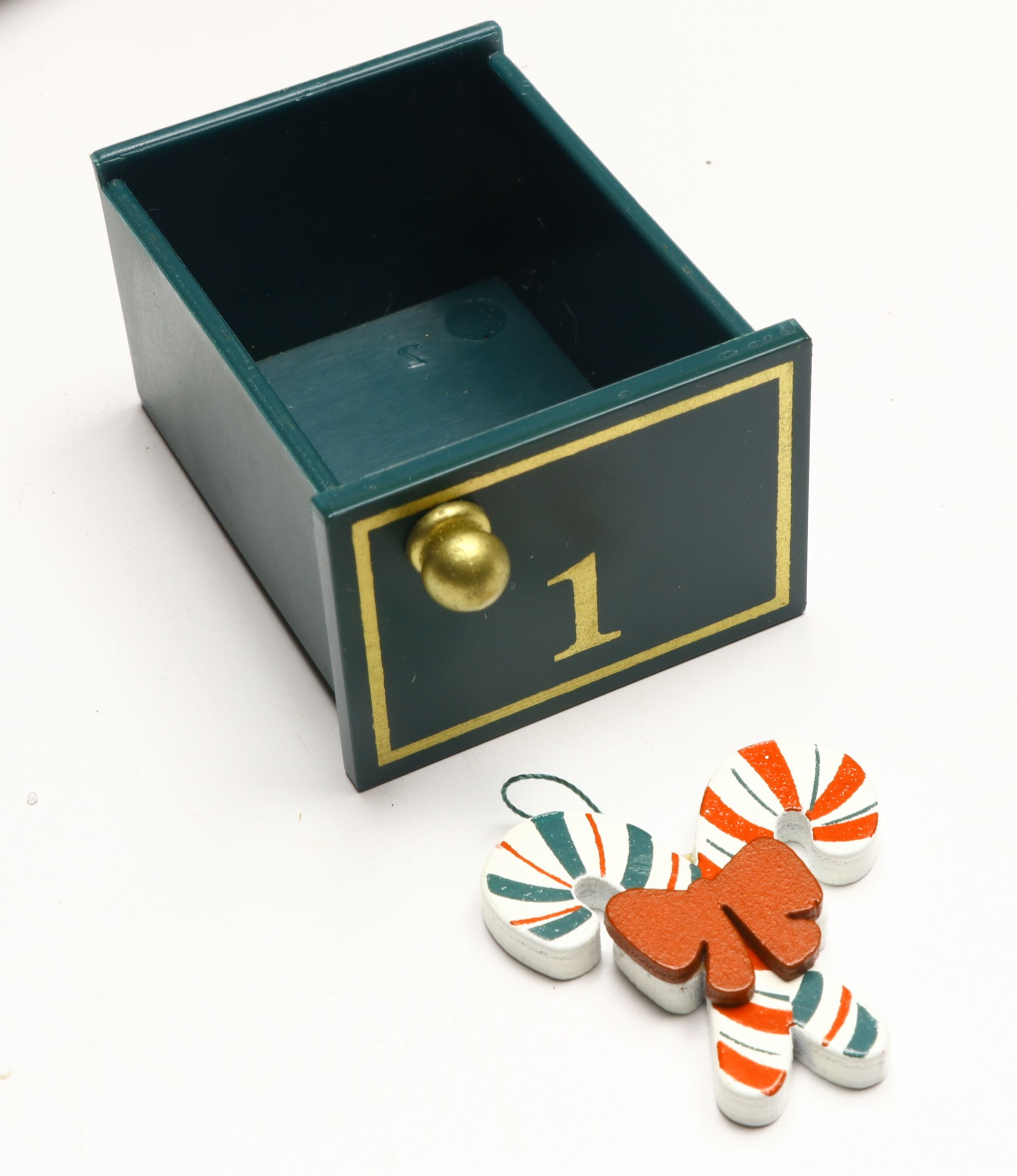 Wooden Rocking Horse and Other Drawered Advent Calendars