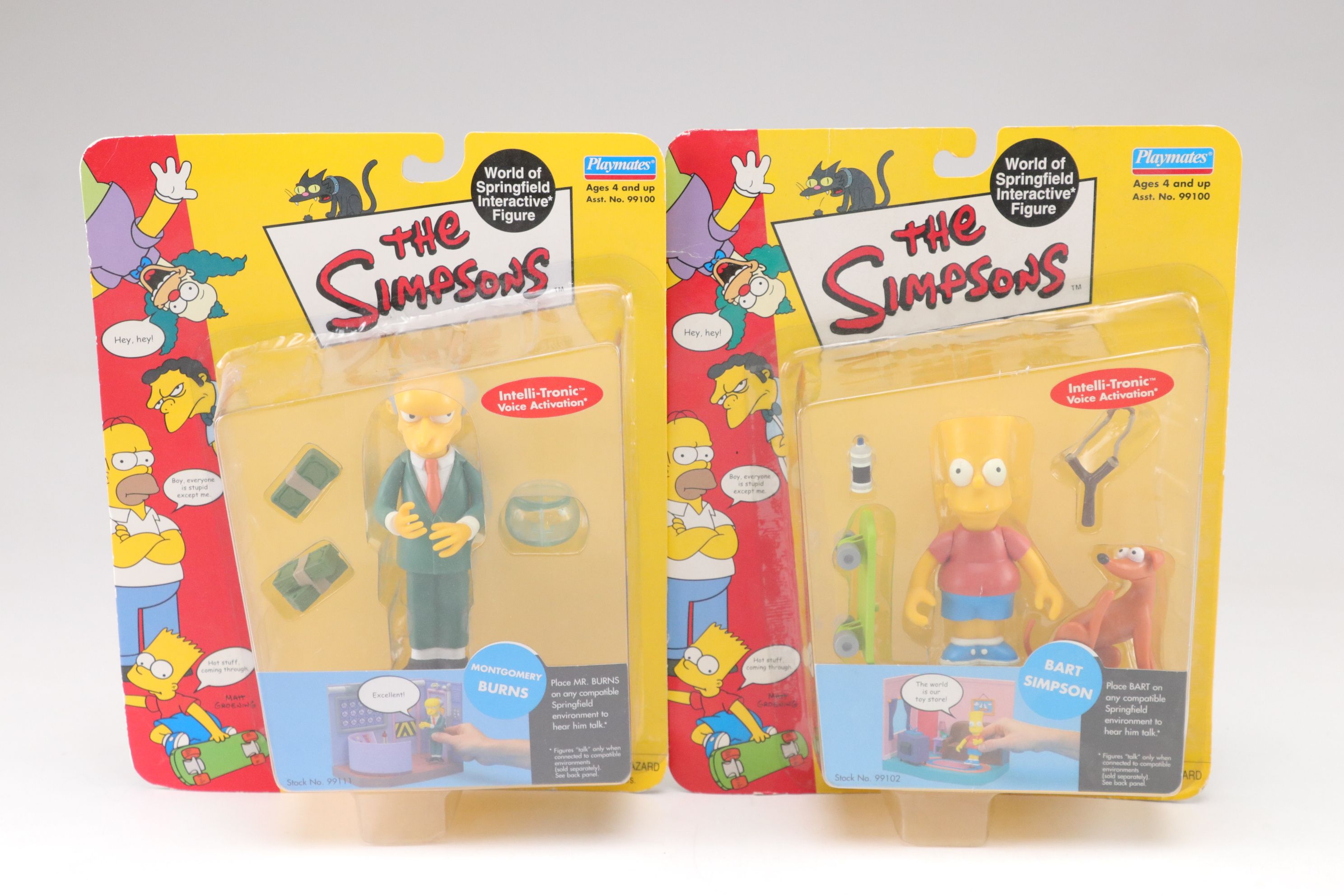 The Simpsons "World of Springfield" Interactive Figures and Sedan Set