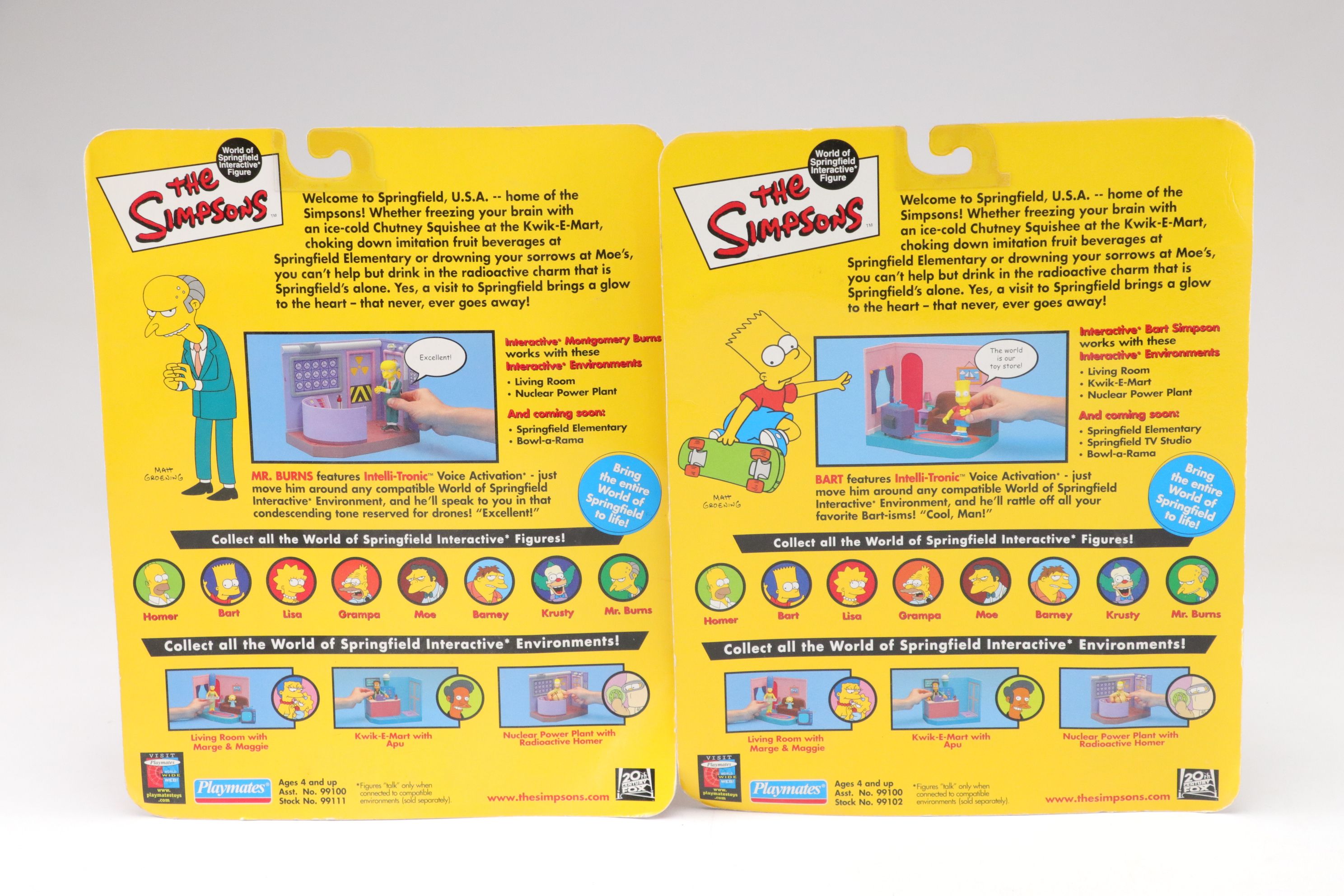 The Simpsons "World of Springfield" Interactive Figures and Sedan Set