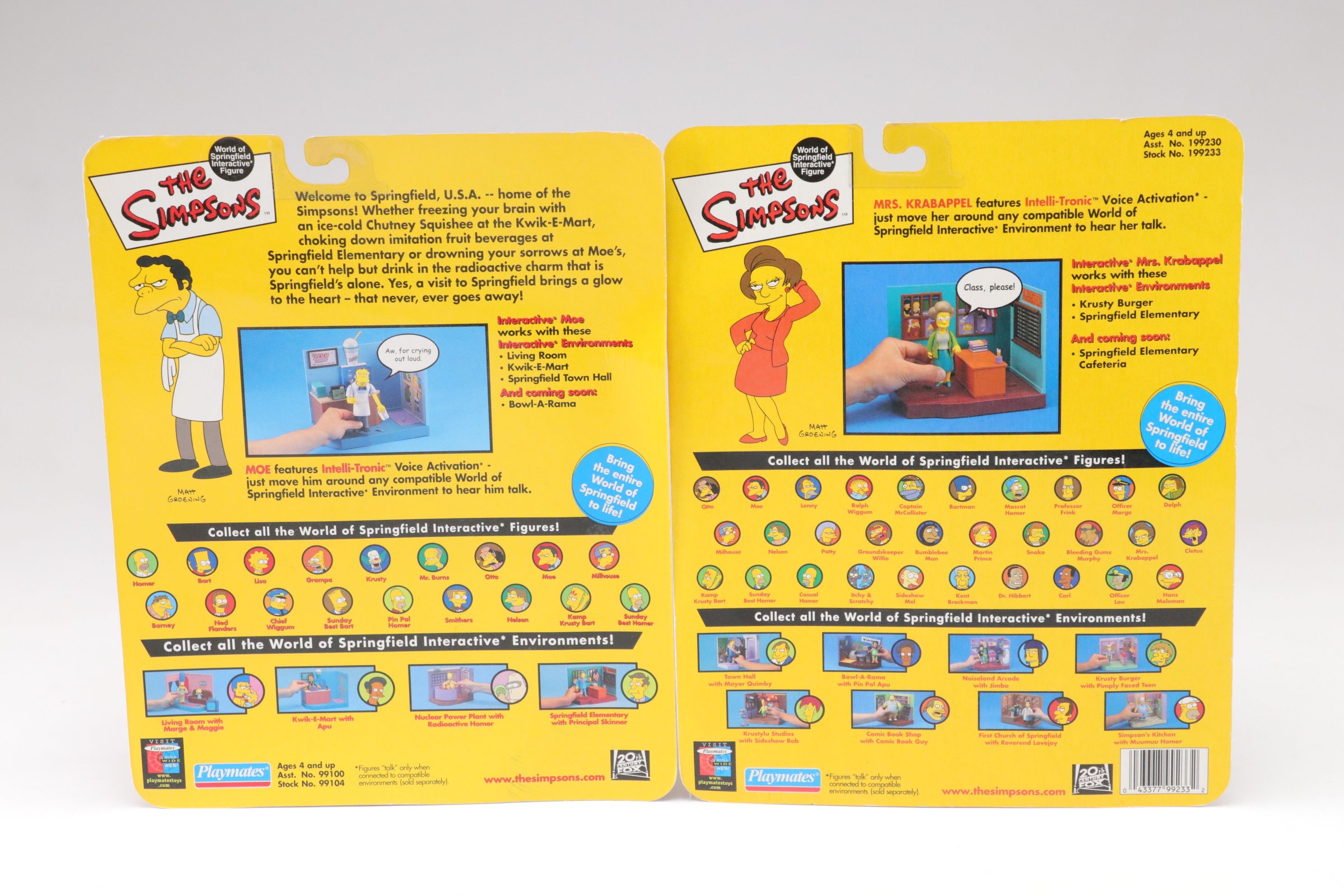 The Simpsons "World of Springfield" Interactive Figures and Sedan Set