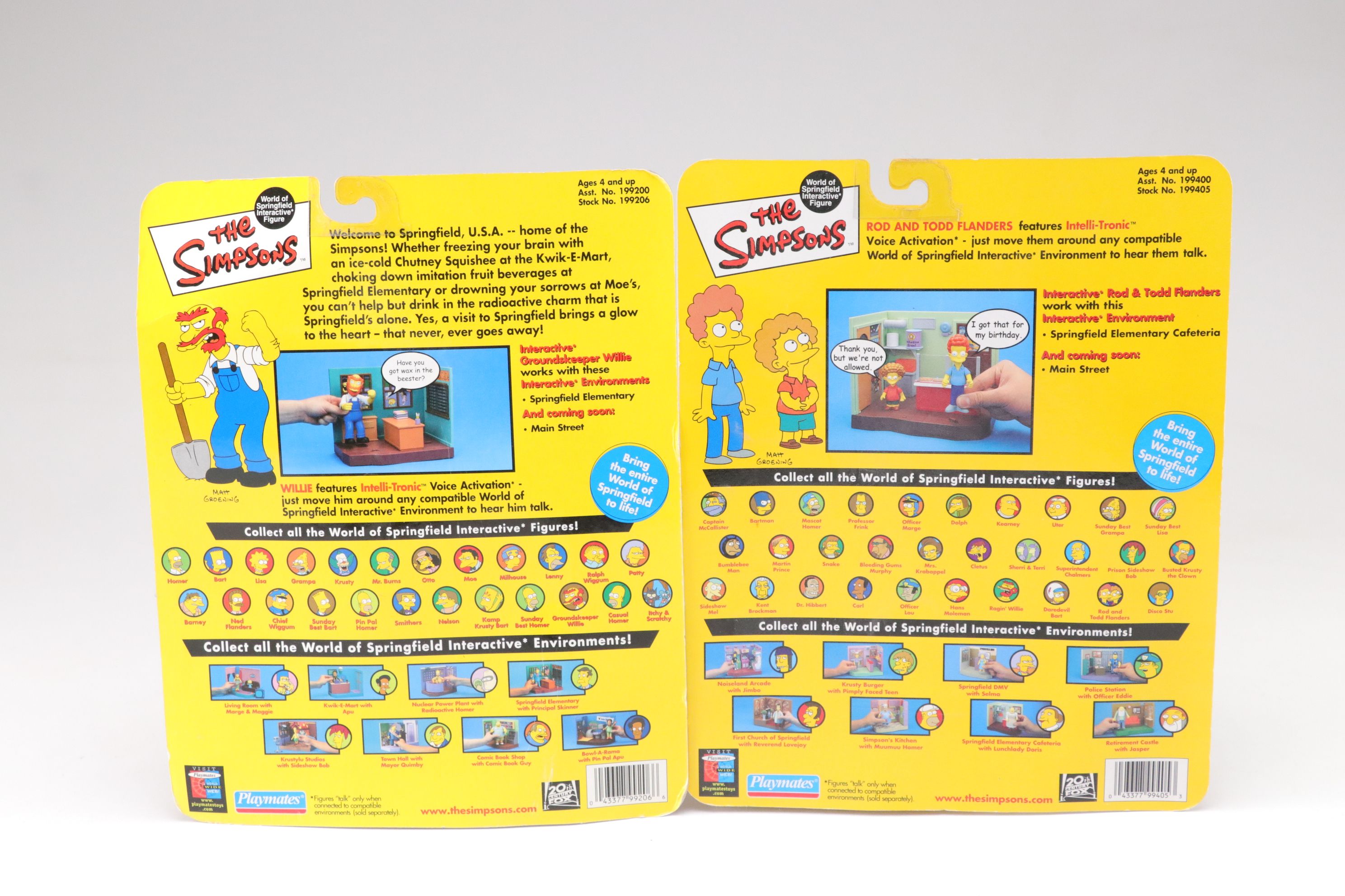 The Simpsons "World of Springfield" Interactive Figures and Sedan Set