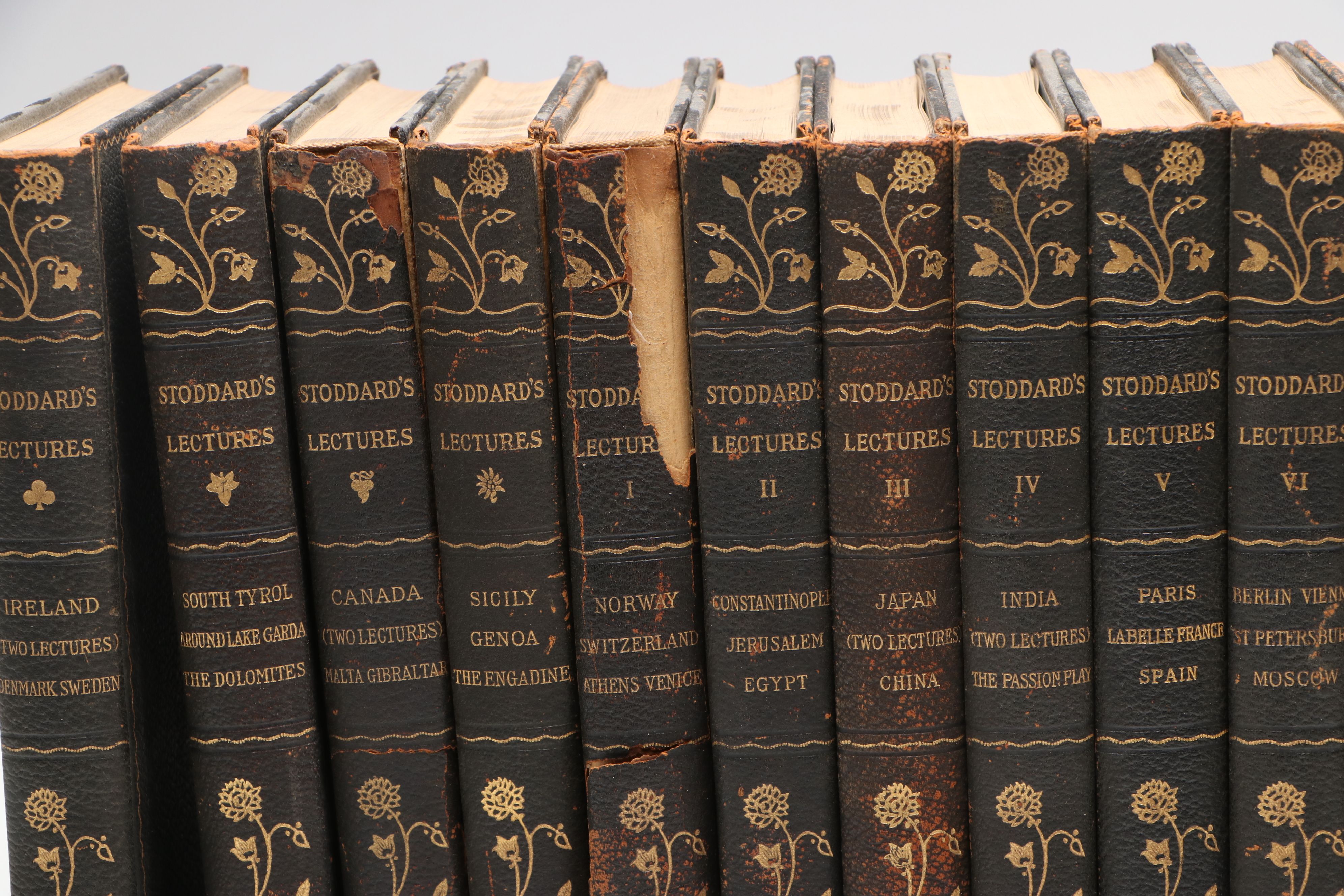 "Southern California" and "Paris" with Other Lecture Books by John L. Stoddard