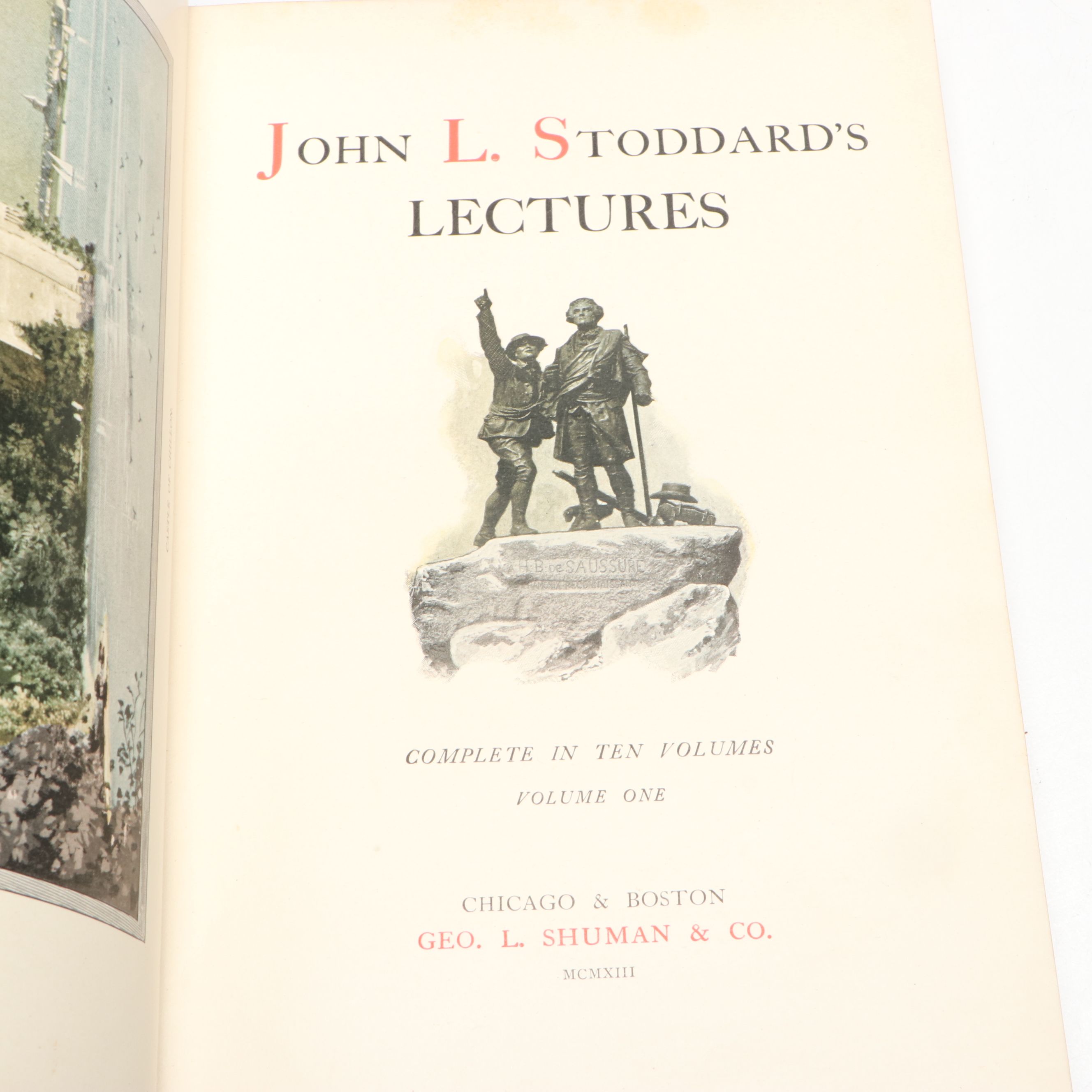 "Southern California" and "Paris" with Other Lecture Books by John L. Stoddard