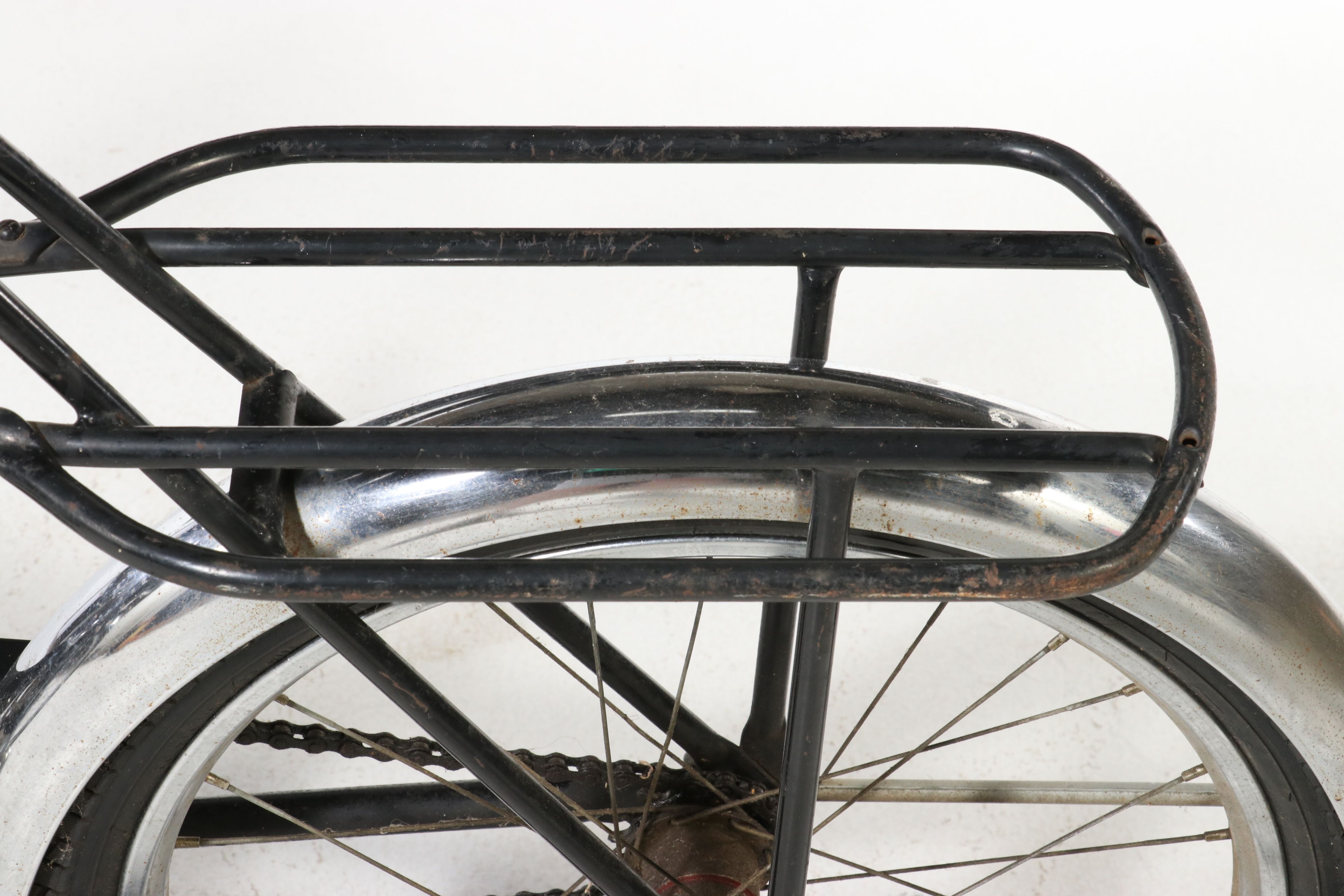 Schwinn for Sears "Tote/Cycle" Black Bicycle, Mid-20th Century