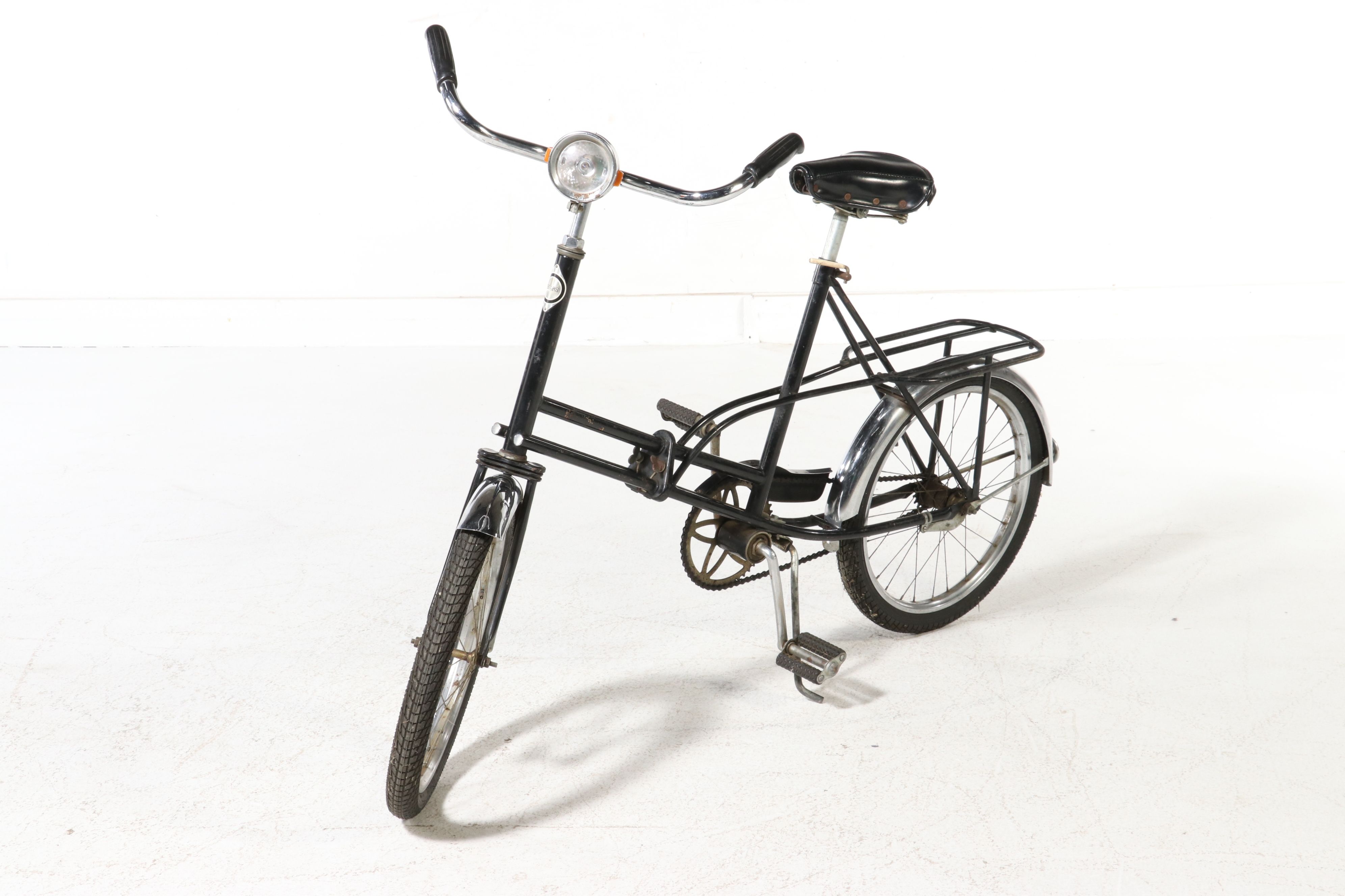 Schwinn for Sears "Tote/Cycle" Black Bicycle, Mid-20th Century