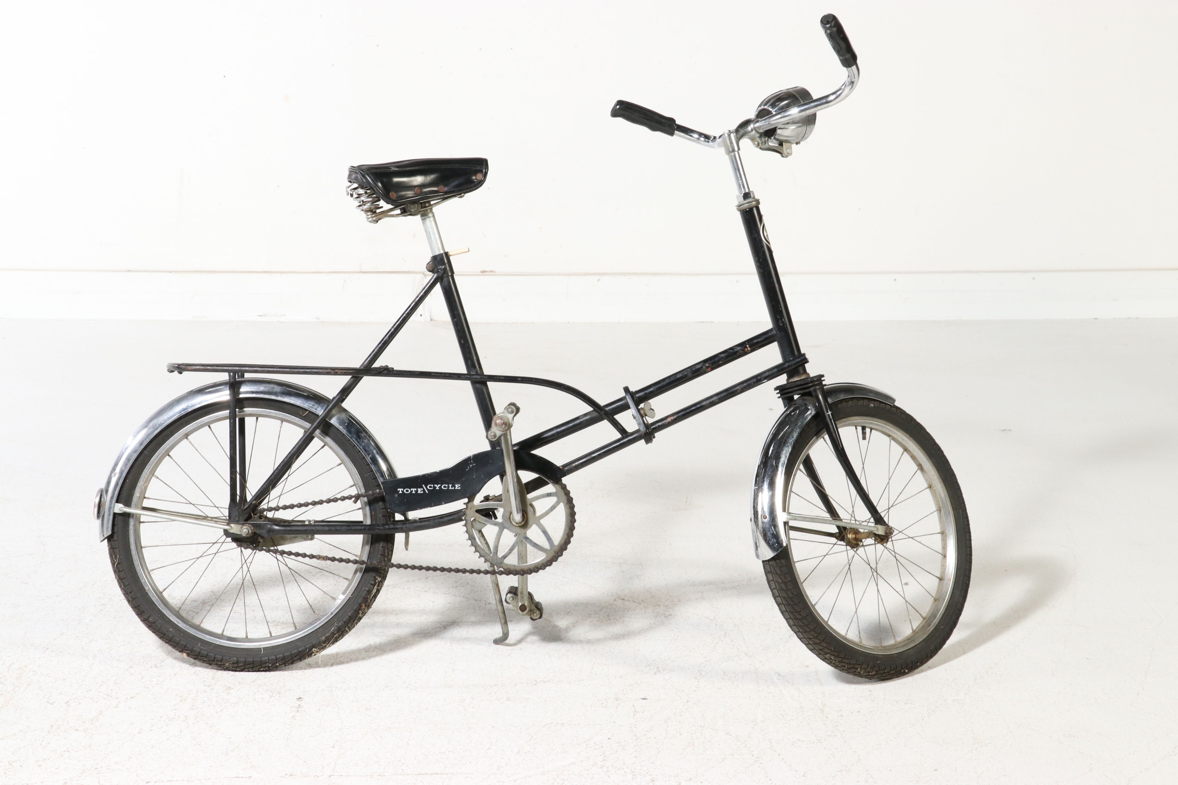 Schwinn for Sears "Tote/Cycle" Black Bicycle, Mid-20th Century