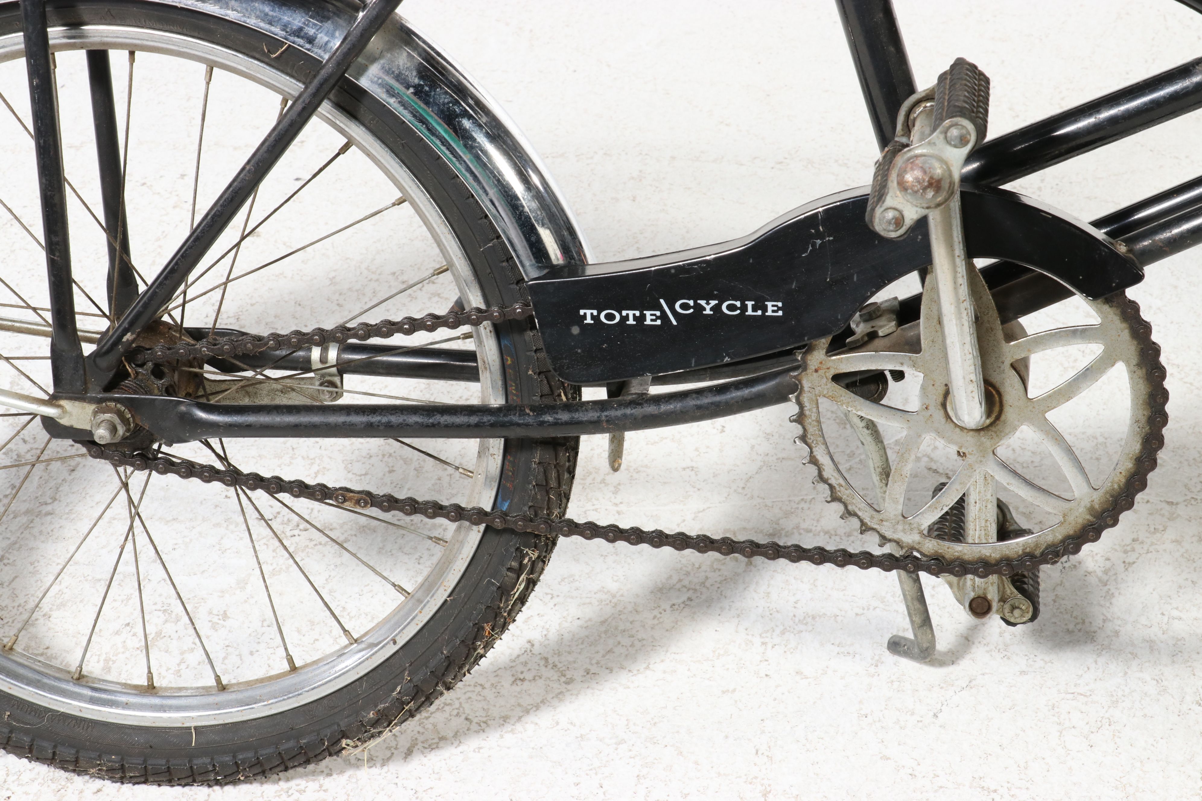 Schwinn for Sears "Tote/Cycle" Black Bicycle, Mid-20th Century