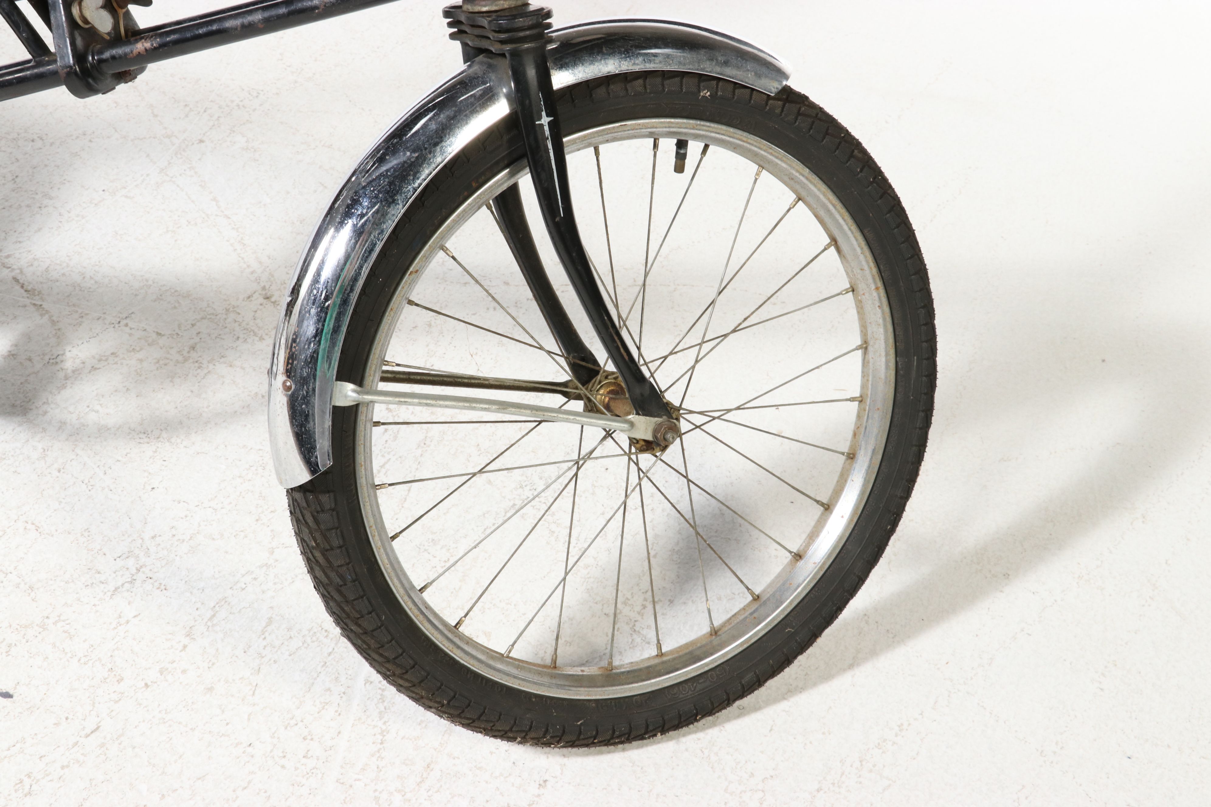 Schwinn for Sears "Tote/Cycle" Black Bicycle, Mid-20th Century