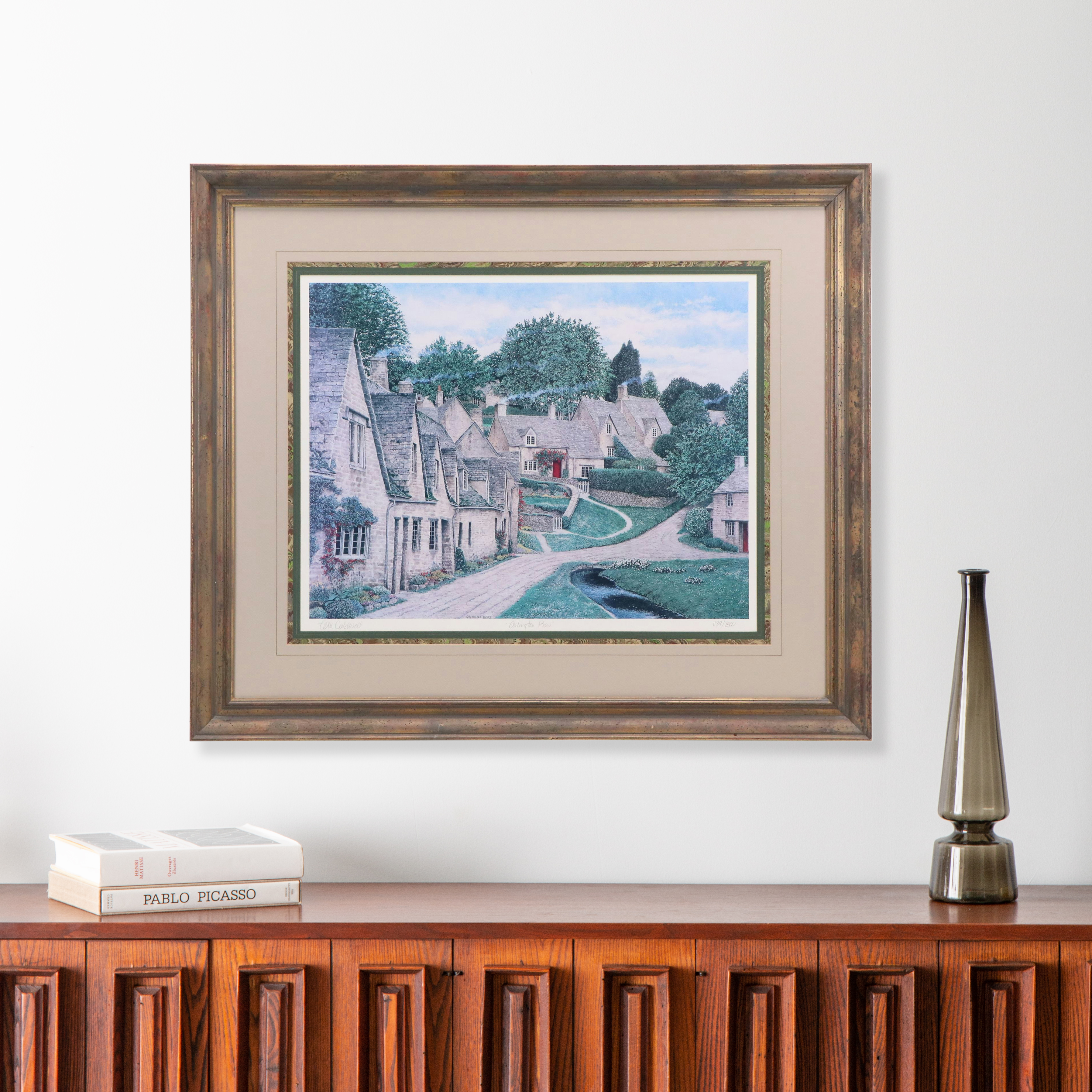 Tom Caldwell Offset Lithograph "Arlington Row," 1995