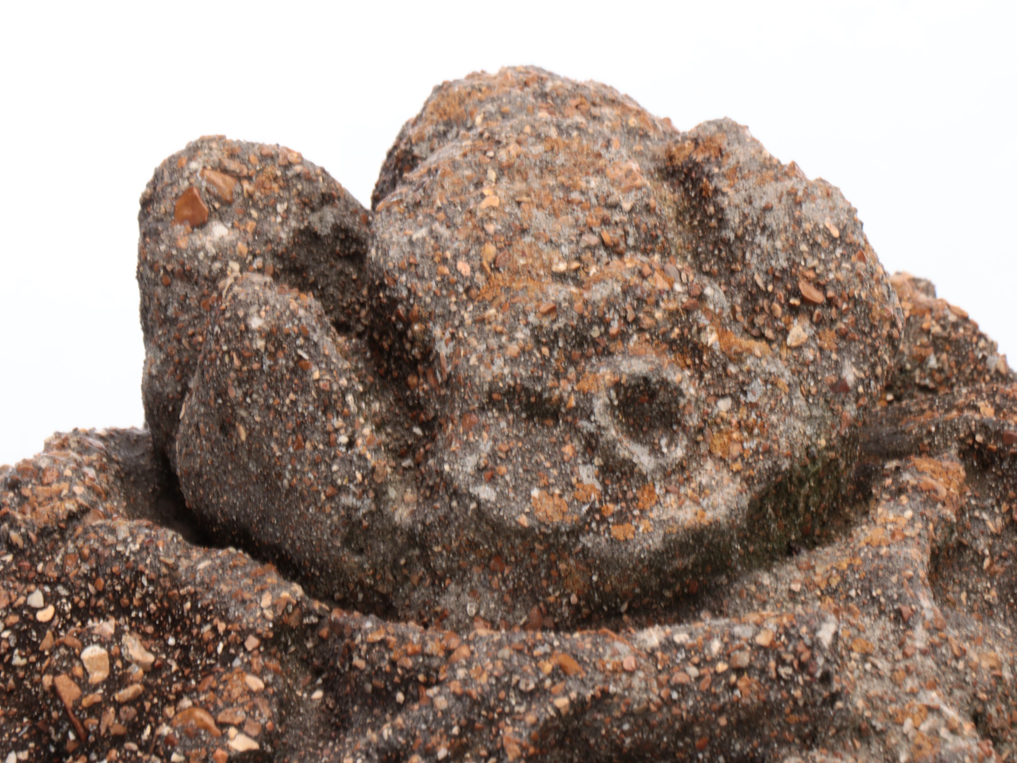 Pair of French Style Concrete Fruit Basket Garden Finials