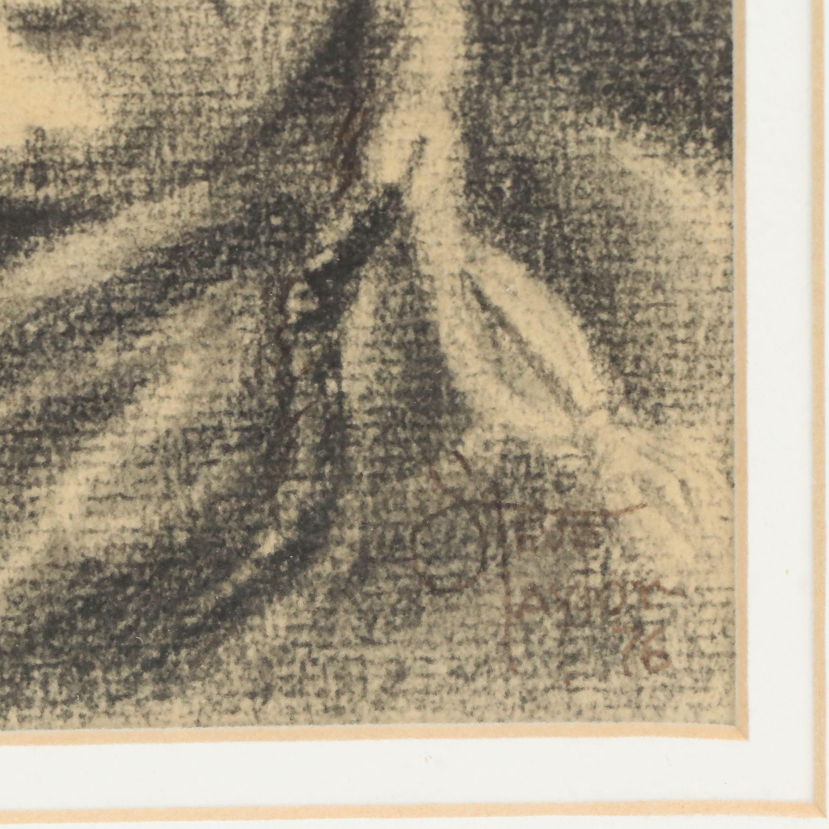 Graphite Portraits of Older Men, Late 20th Century