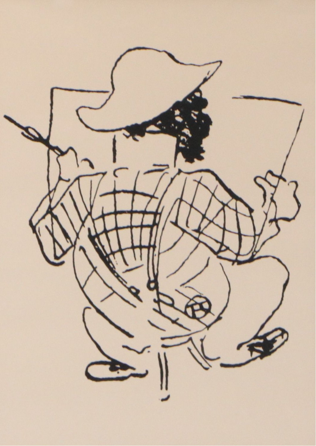 Lithograph After Henri de Toulouse-Lautrec Self-Portrait