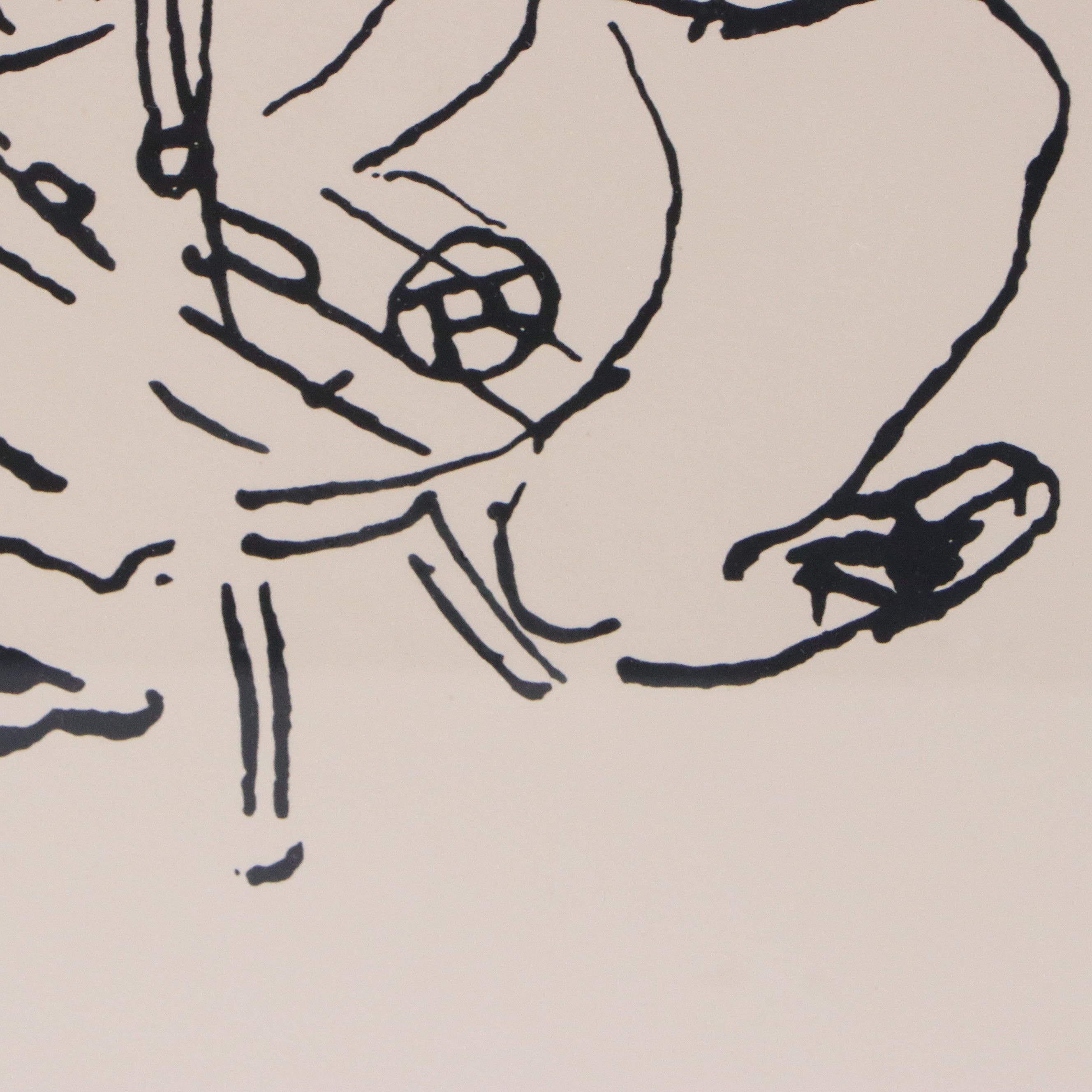 Lithograph After Henri de Toulouse-Lautrec Self-Portrait