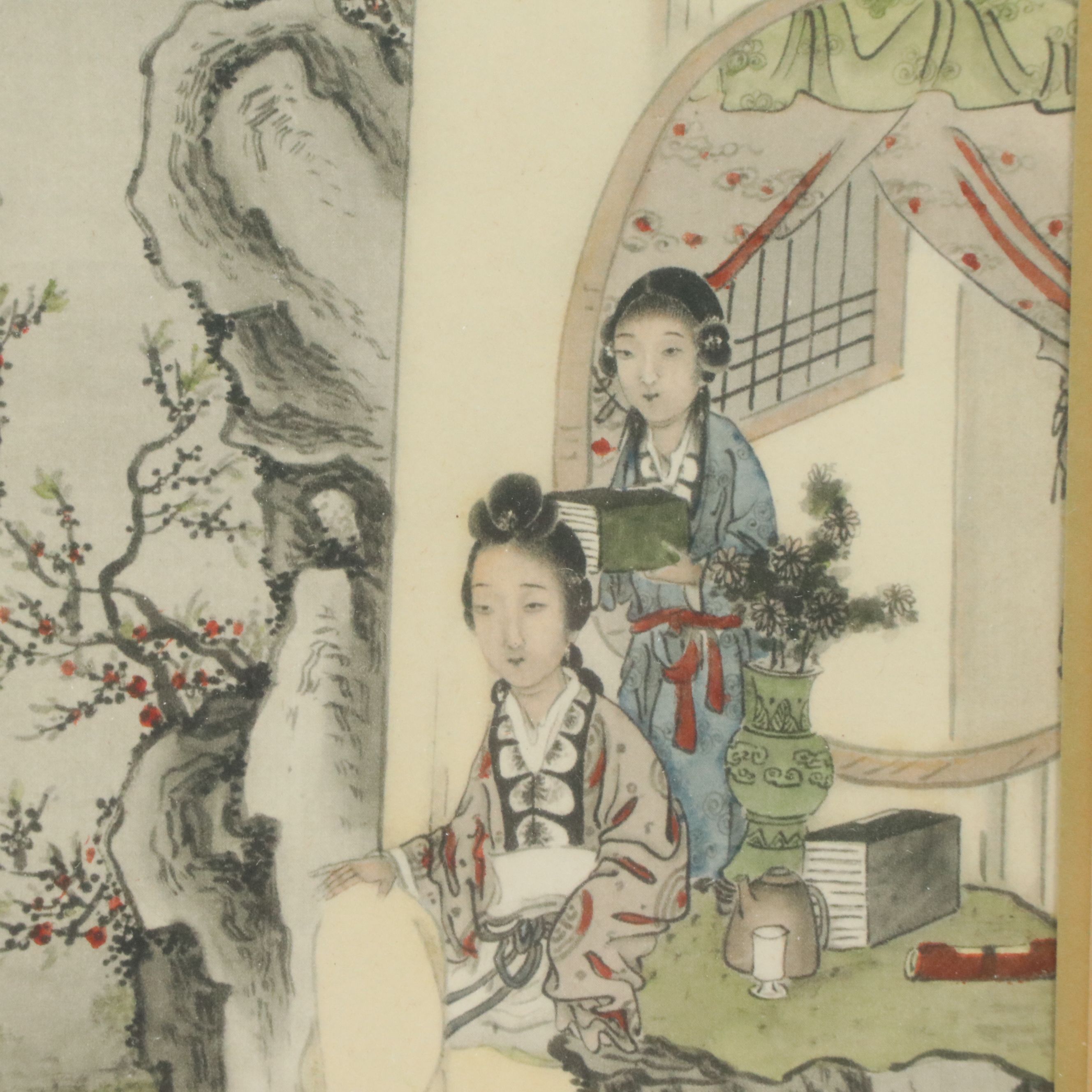 Offset Lithograph and Rotogravure East Asian Prints, Mid-20th Century