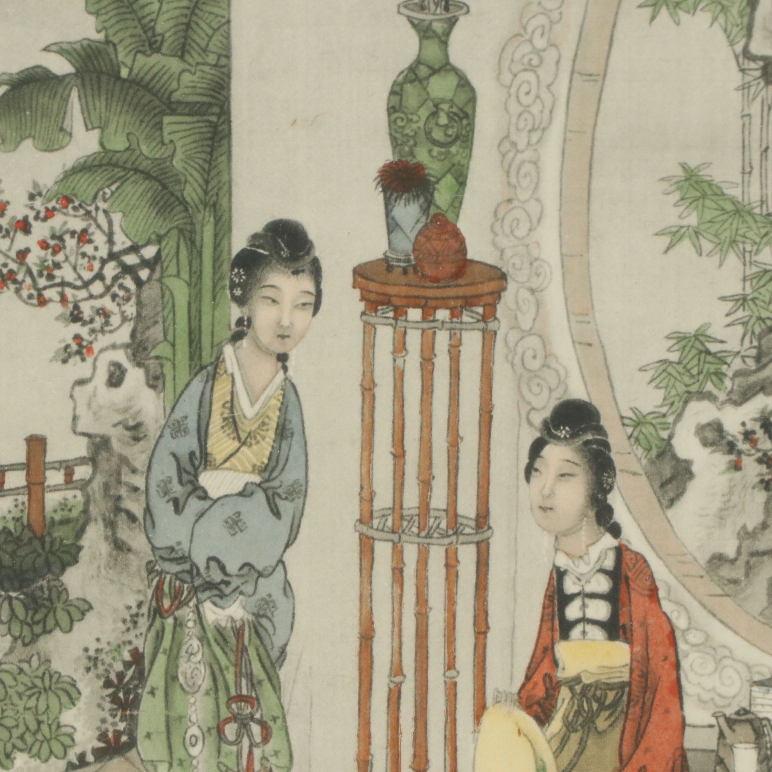 Offset Lithograph and Rotogravure East Asian Prints, Mid-20th Century