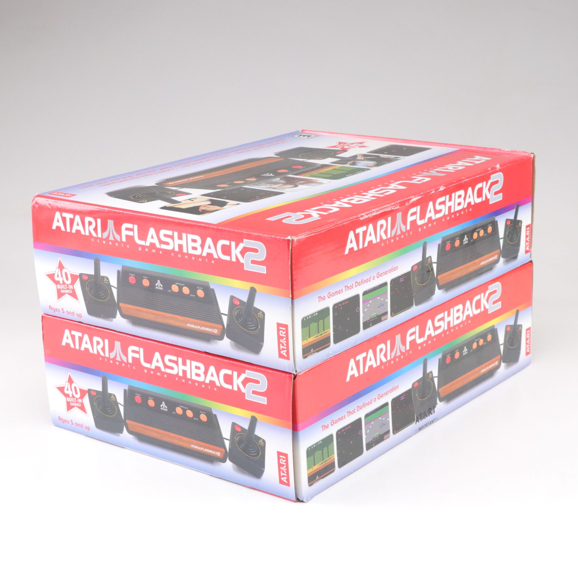 Atari Flashback 2, Flashback 4 and Flashback 5 Video Game Consoles