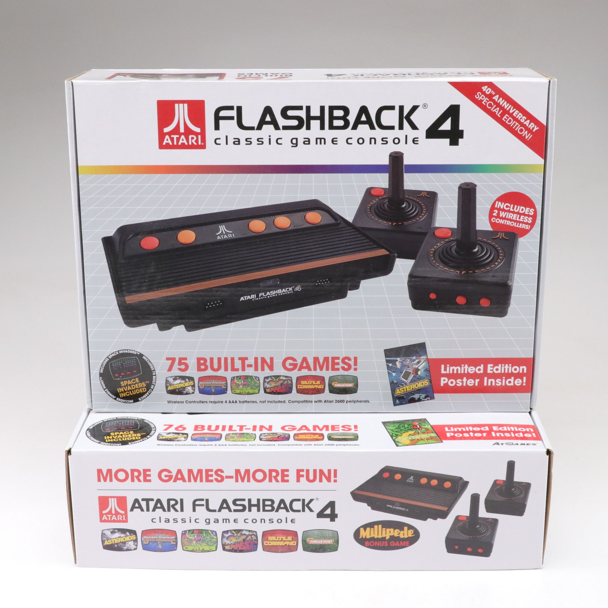 Atari Flashback 2, Flashback 4 and Flashback 5 Video Game Consoles