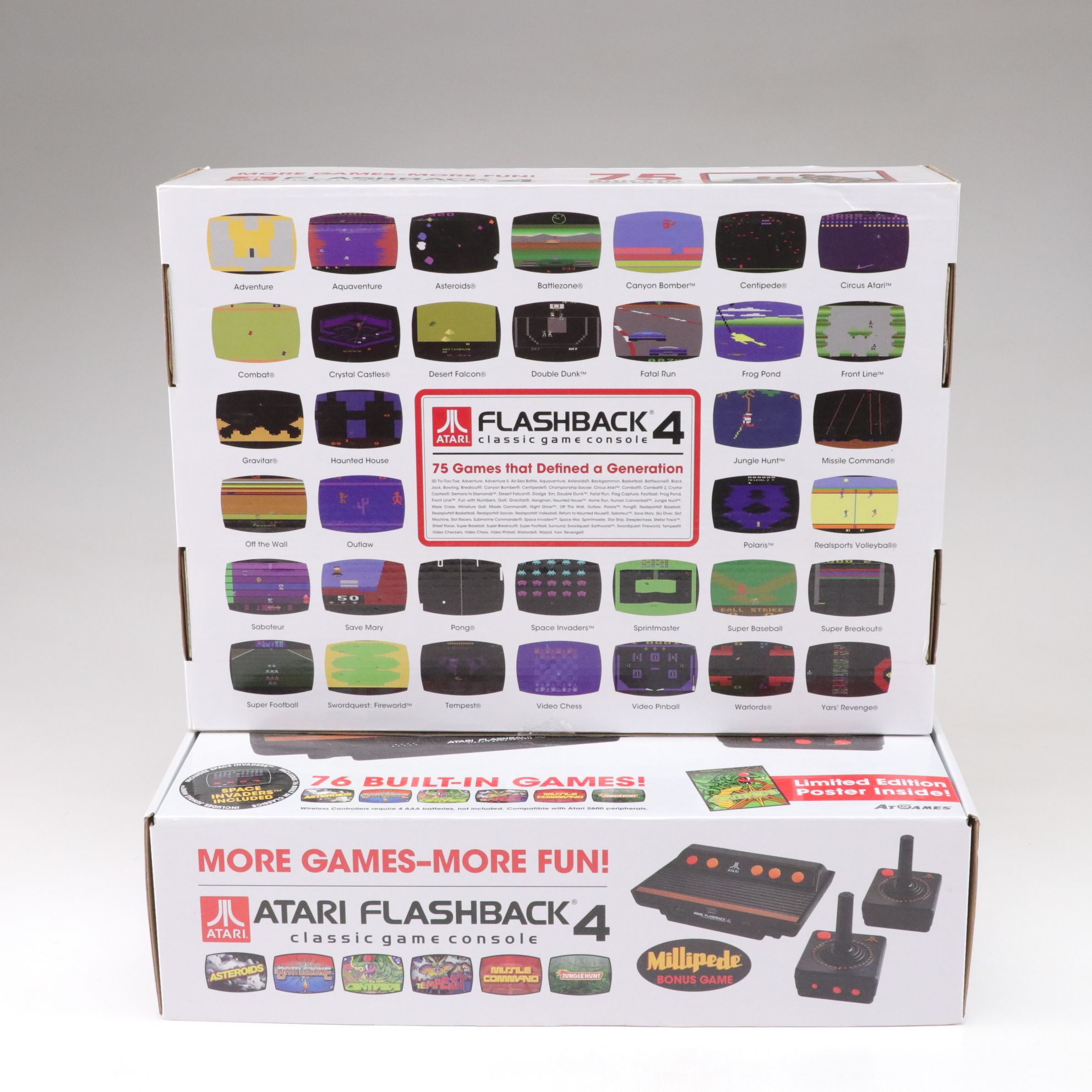 Atari Flashback 2, Flashback 4 and Flashback 5 Video Game Consoles
