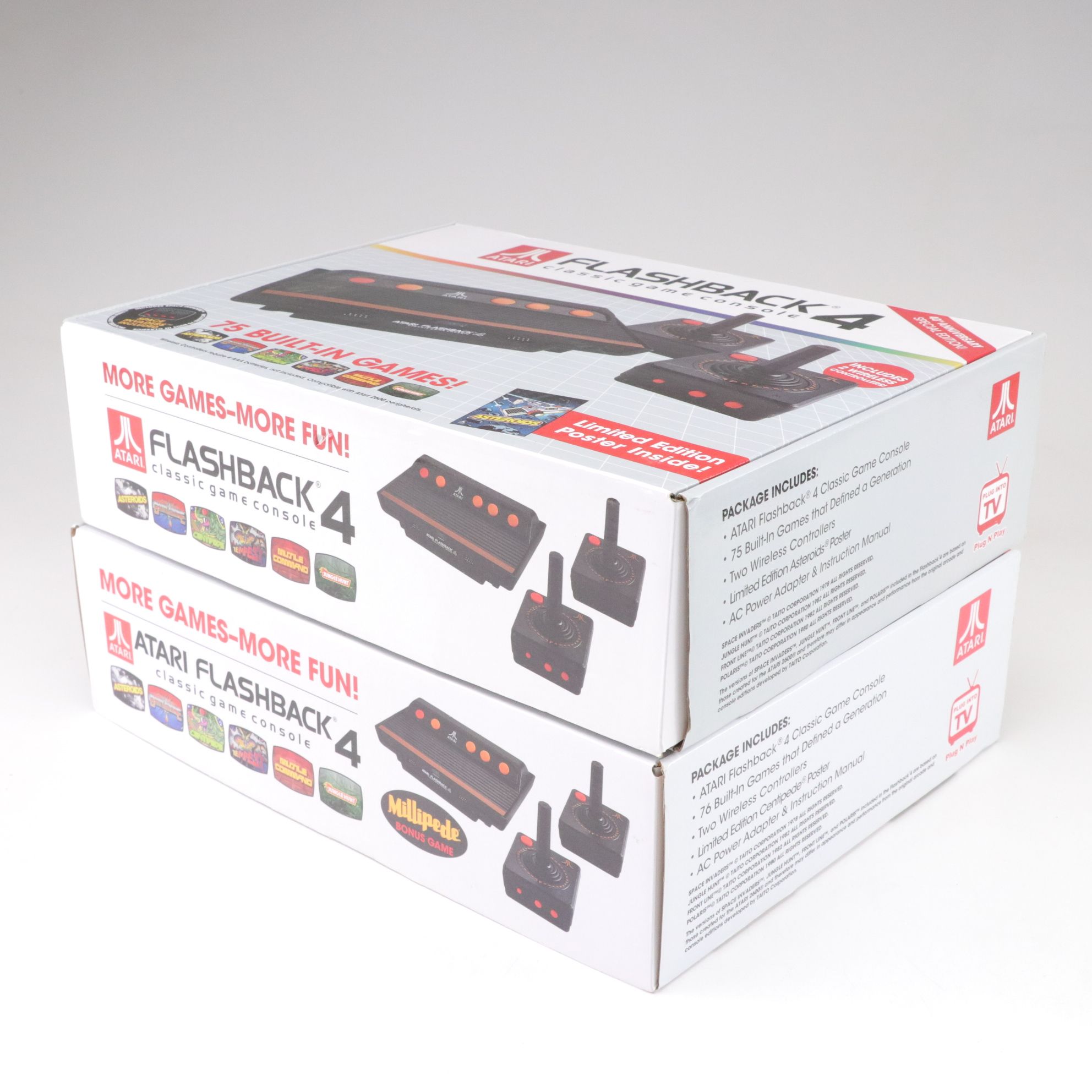 Atari Flashback 2, Flashback 4 and Flashback 5 Video Game Consoles