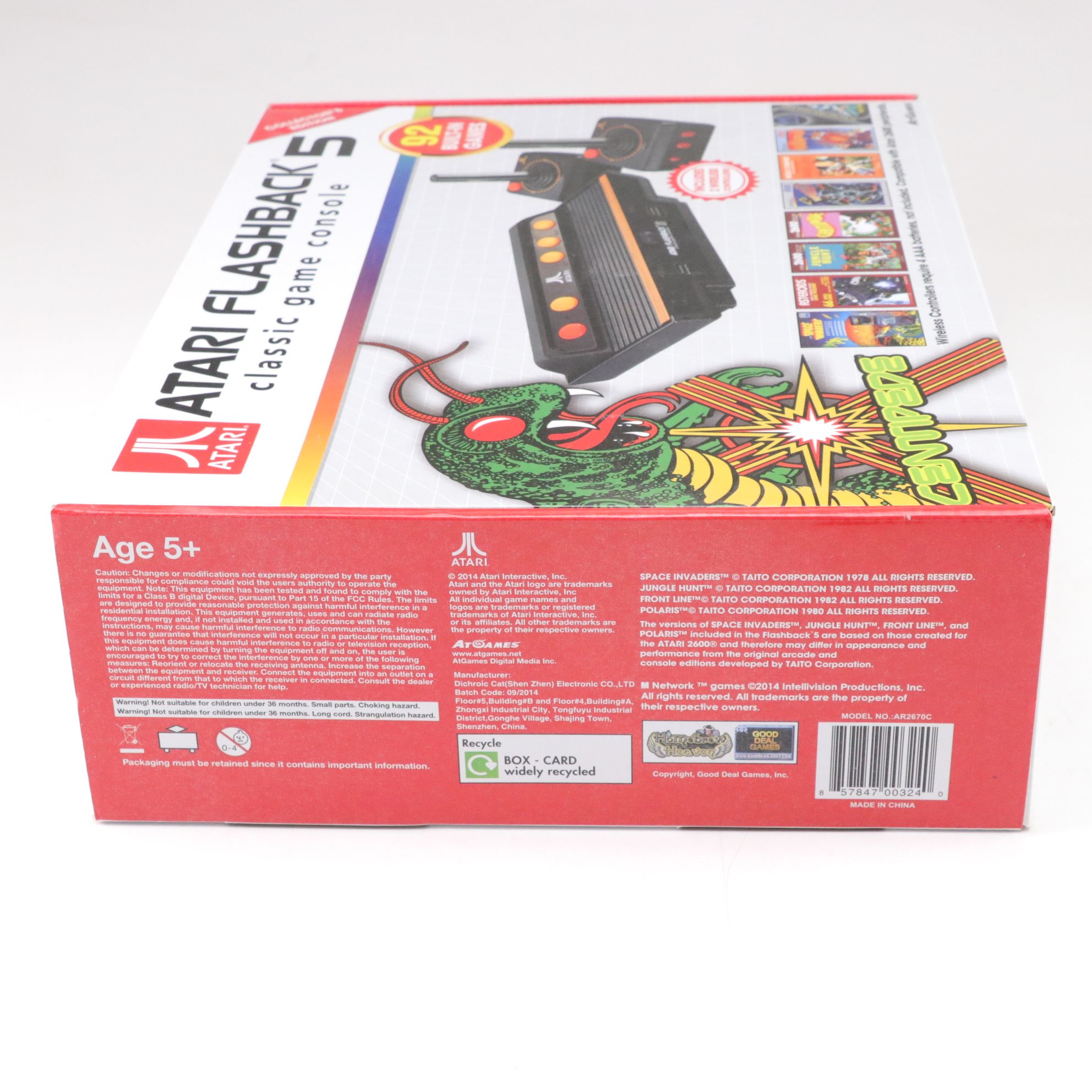 Atari Flashback 2, Flashback 4 and Flashback 5 Video Game Consoles