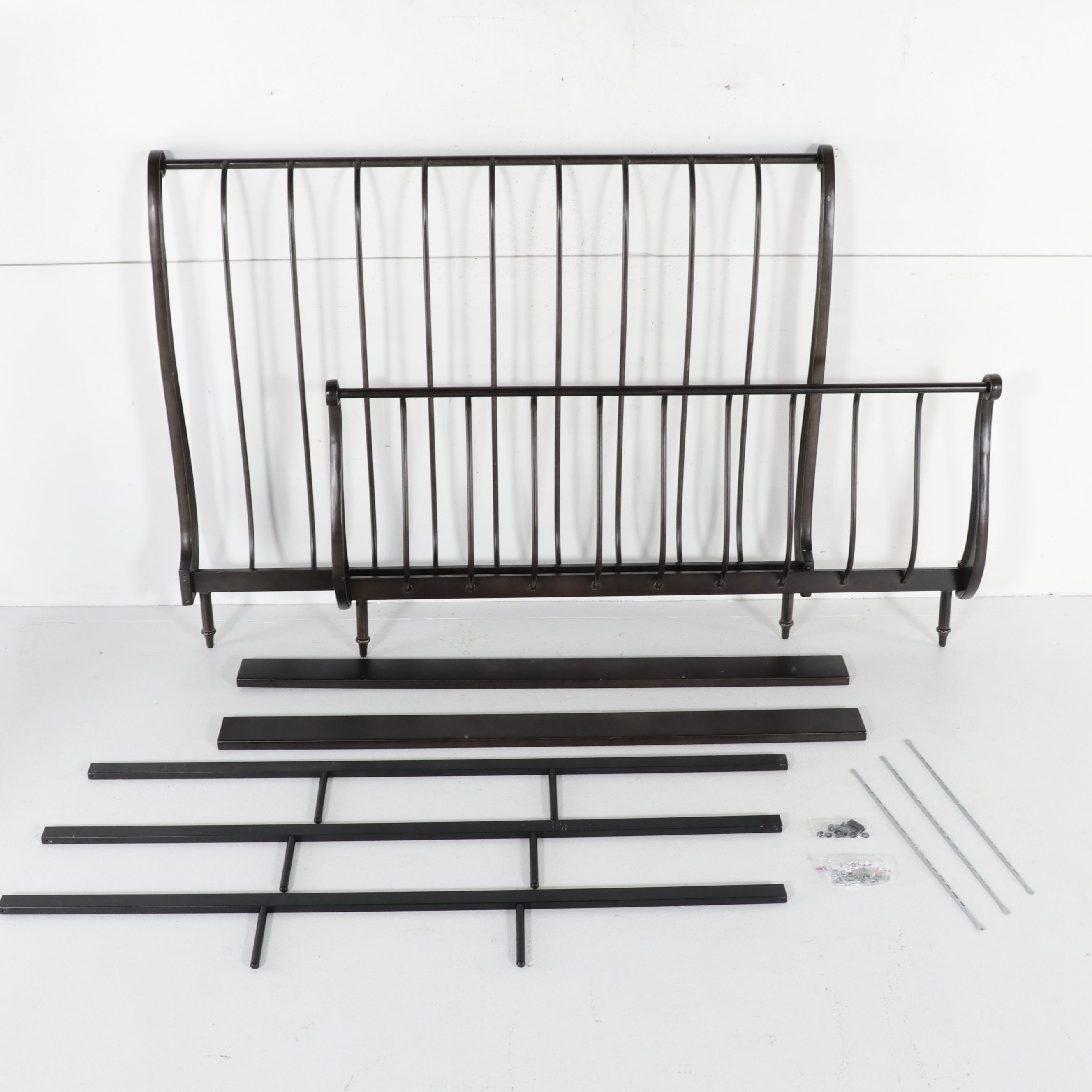 Pottery Barn "Camilla" French Country Style Metal King Bed Frame, 2006